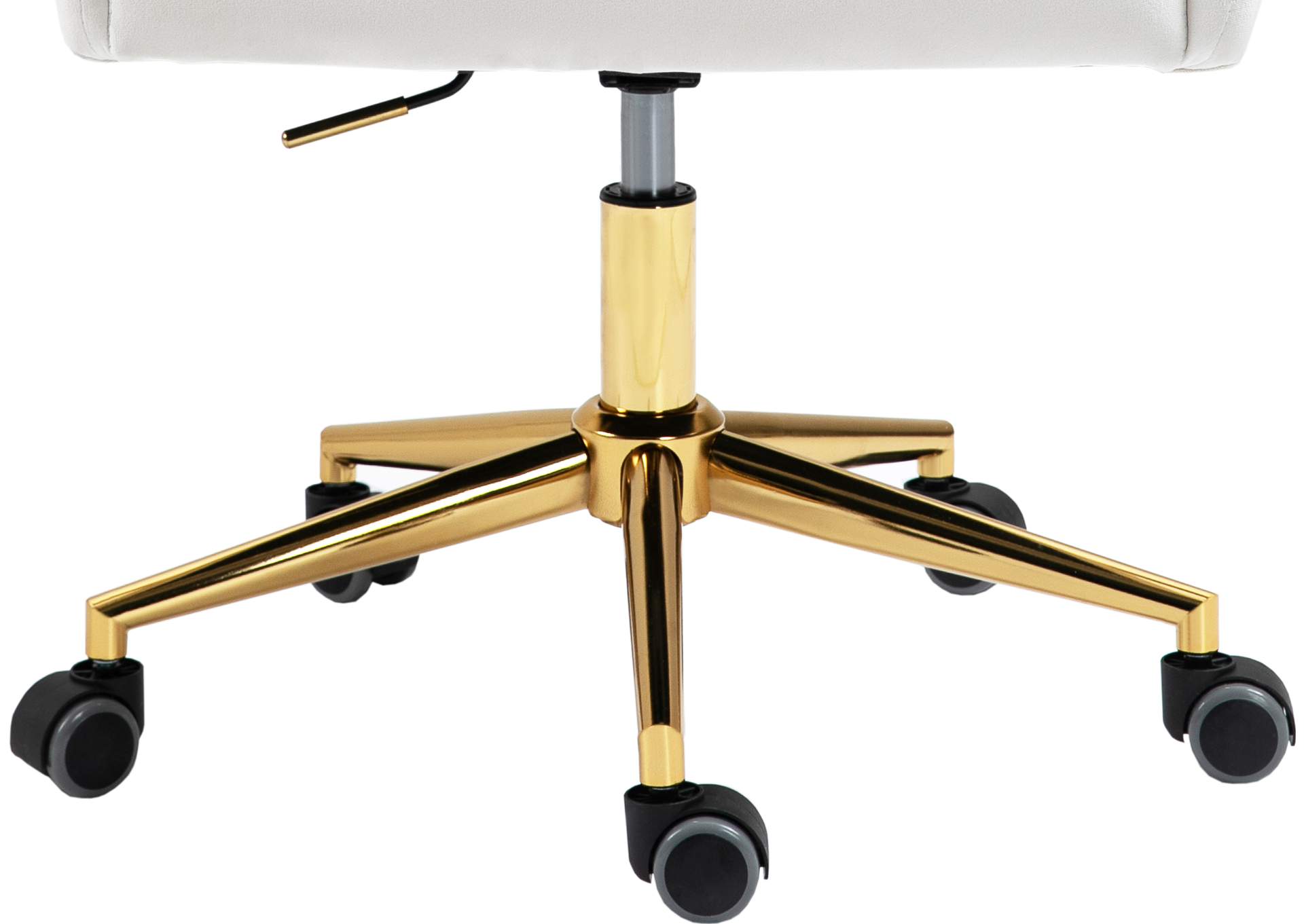 Karina Cream Velvet Office Chair Sydney Furniture