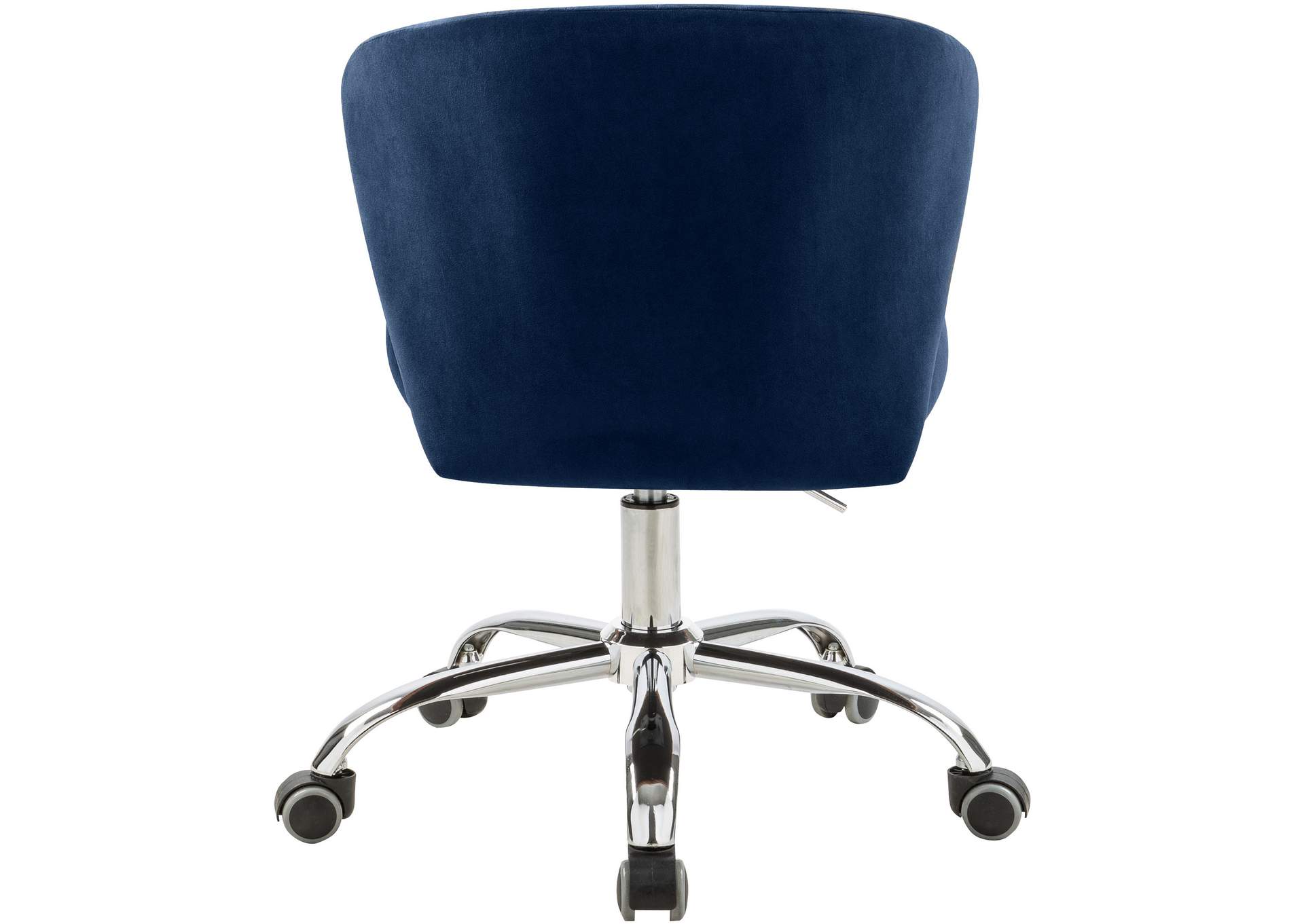 Finley Navy Velvet Office Chair,Meridian Furniture
