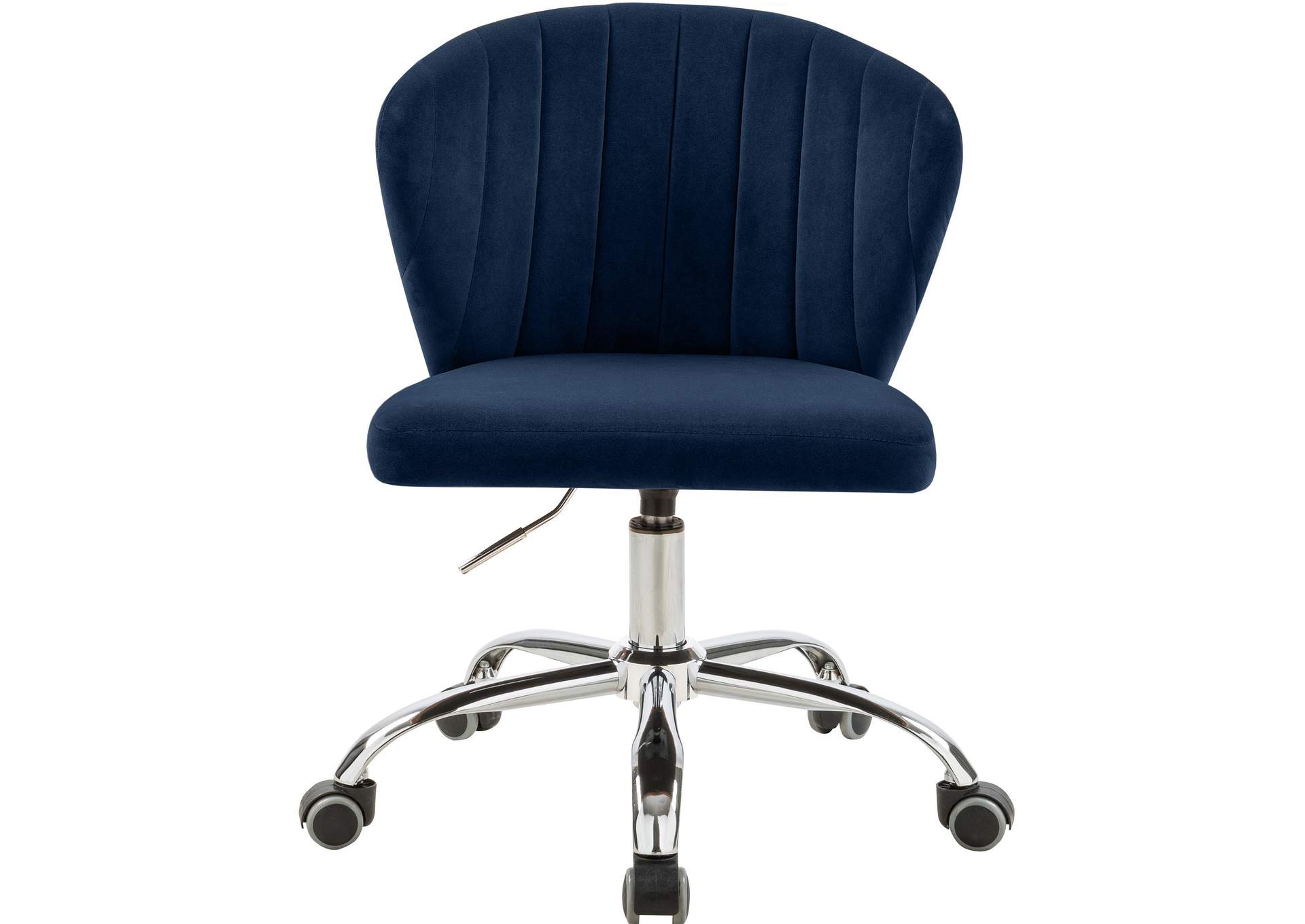 Finley Navy Velvet Office Chair,Meridian Furniture