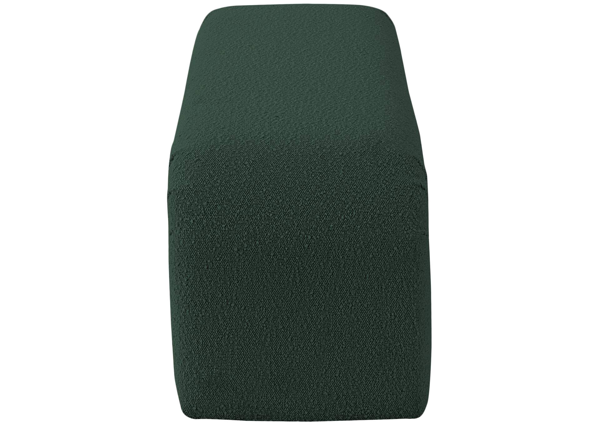Niagara Green Boucle Fabric Bench,Meridian Furniture