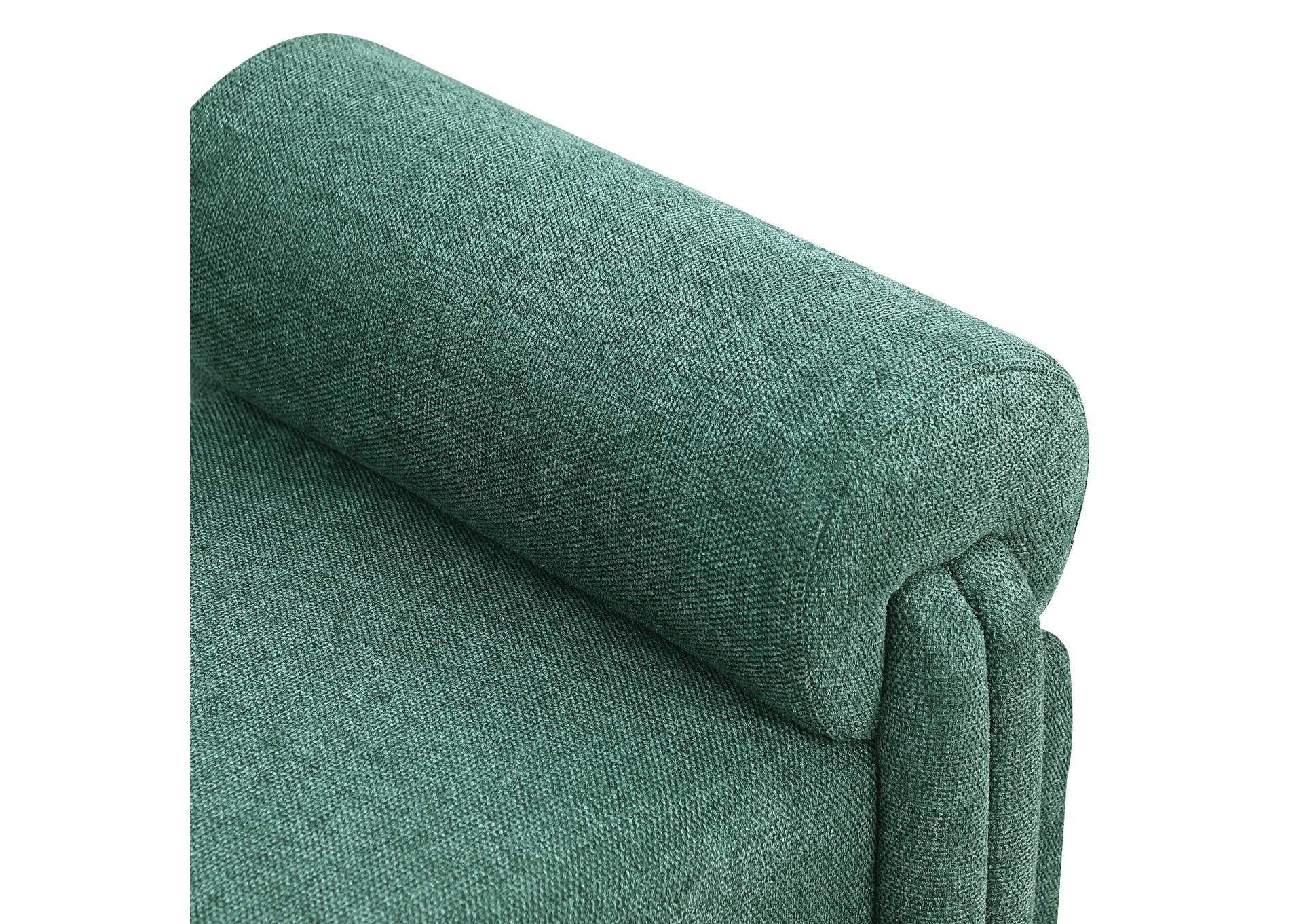 Stefano Green Polyester Fabric Bench,Meridian Furniture