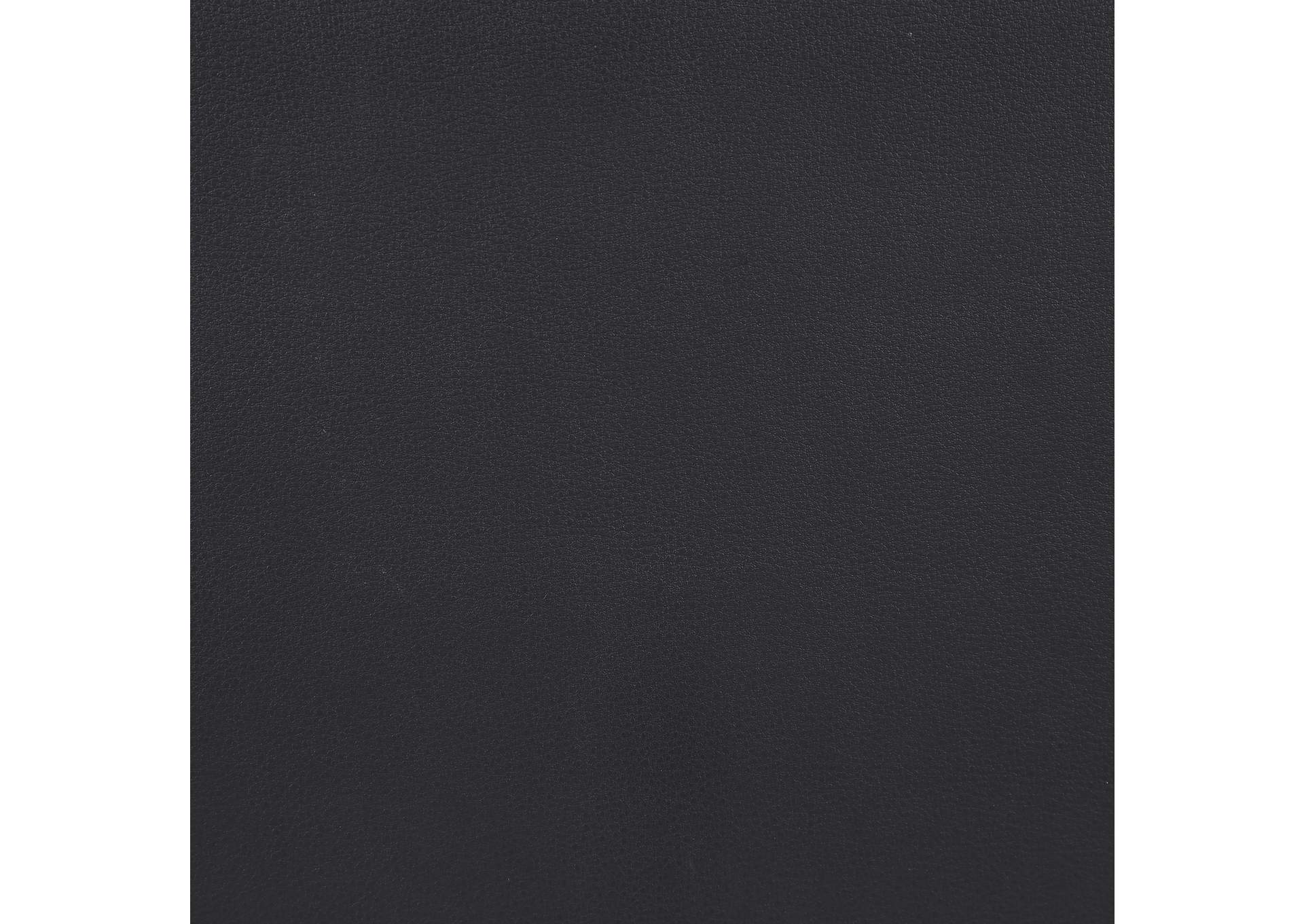 Comfy Black Faux Leather Modular Ottoman,Meridian Furniture