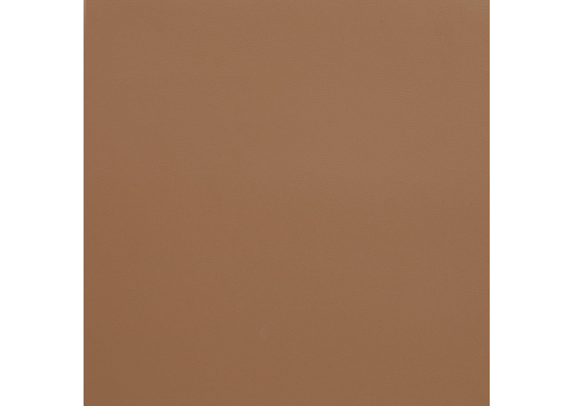 Comfy Cognac Faux Leather Modular Ottoman,Meridian Furniture