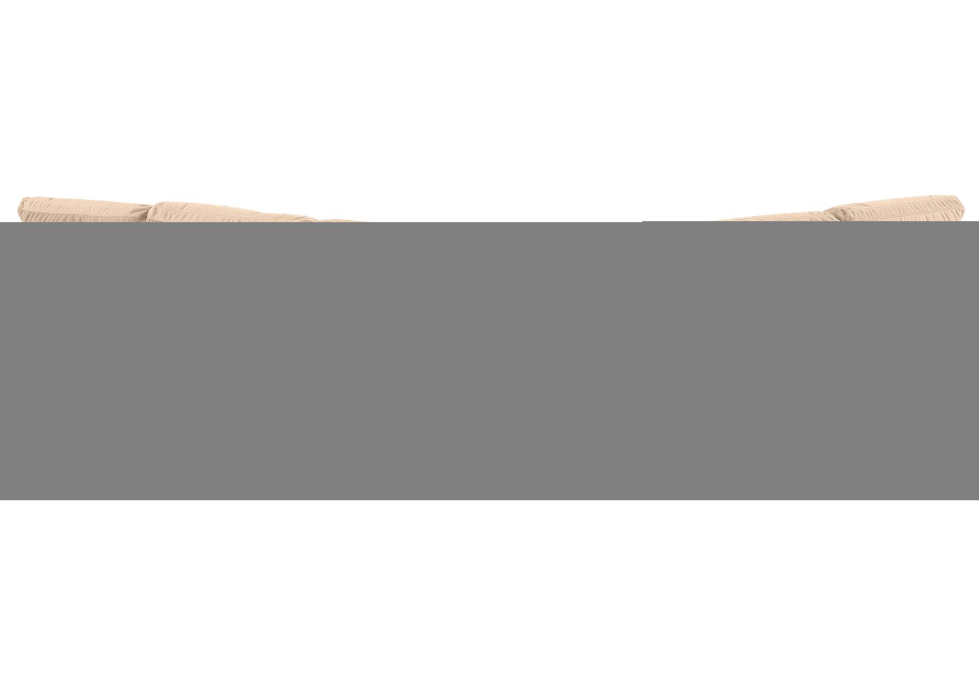 Comfy Beige Velvet Modular Sectional,Meridian Furniture