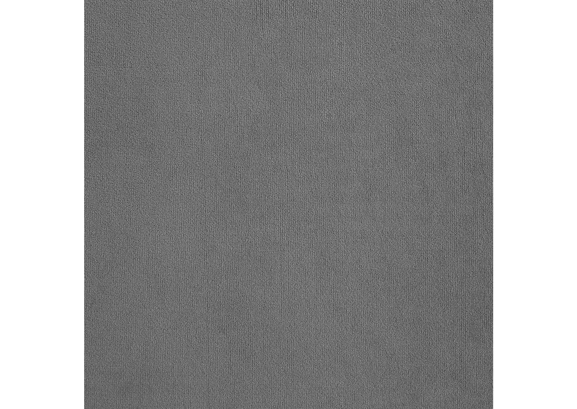 Comfy Grey Velvet Modular Ottoman,Meridian Furniture