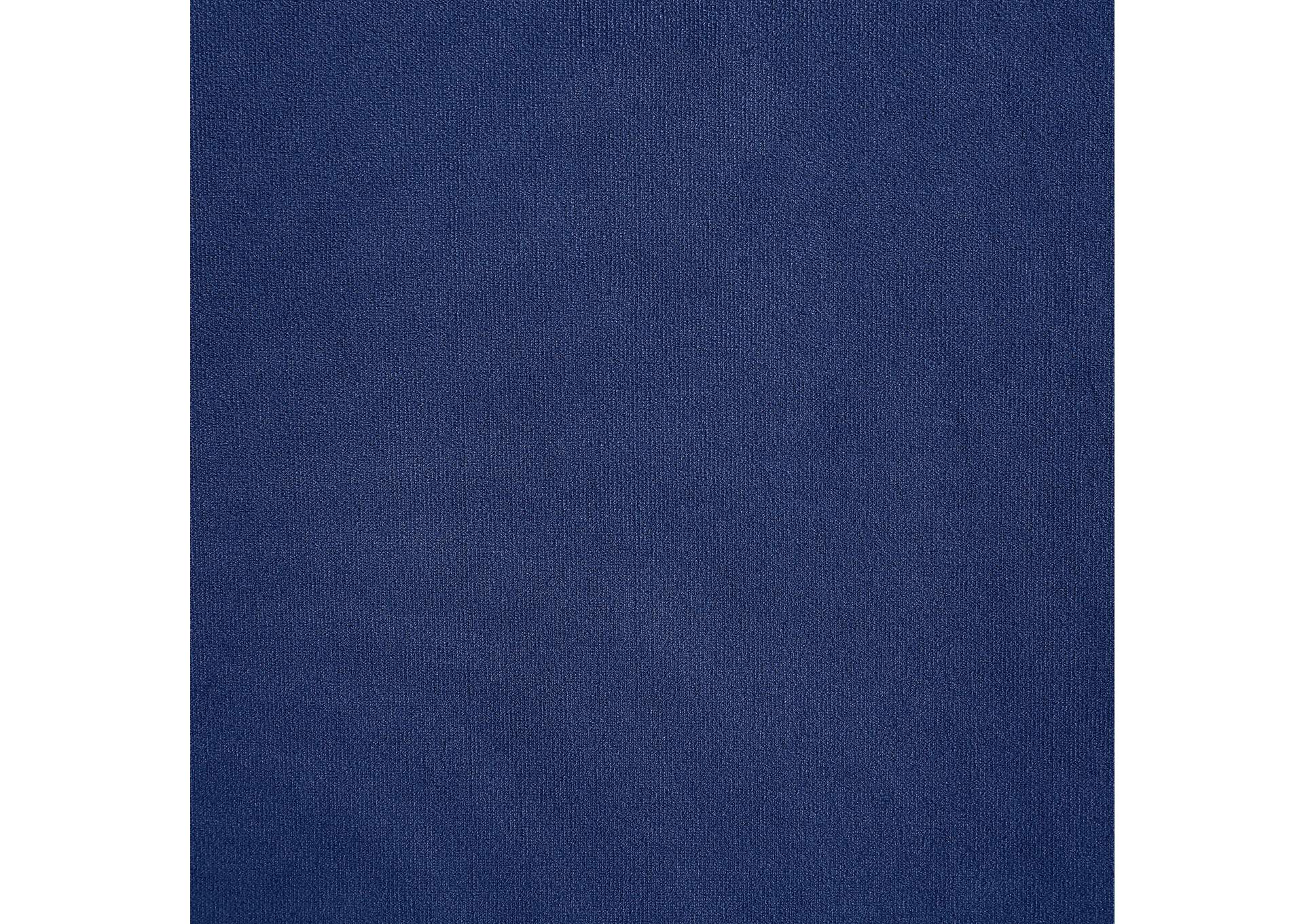 Comfy Navy Velvet Modular Ottoman,Meridian Furniture