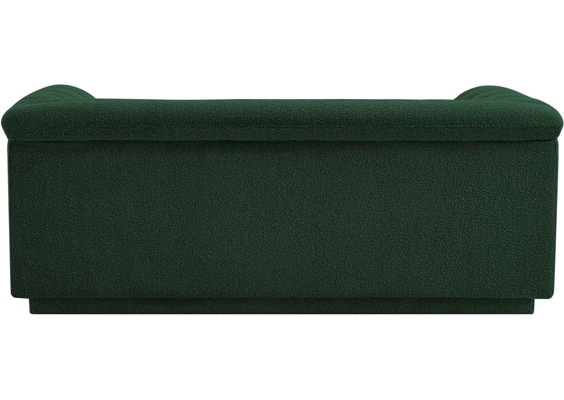 Cascade Green Boucle Fabric Loveseat,Meridian Furniture