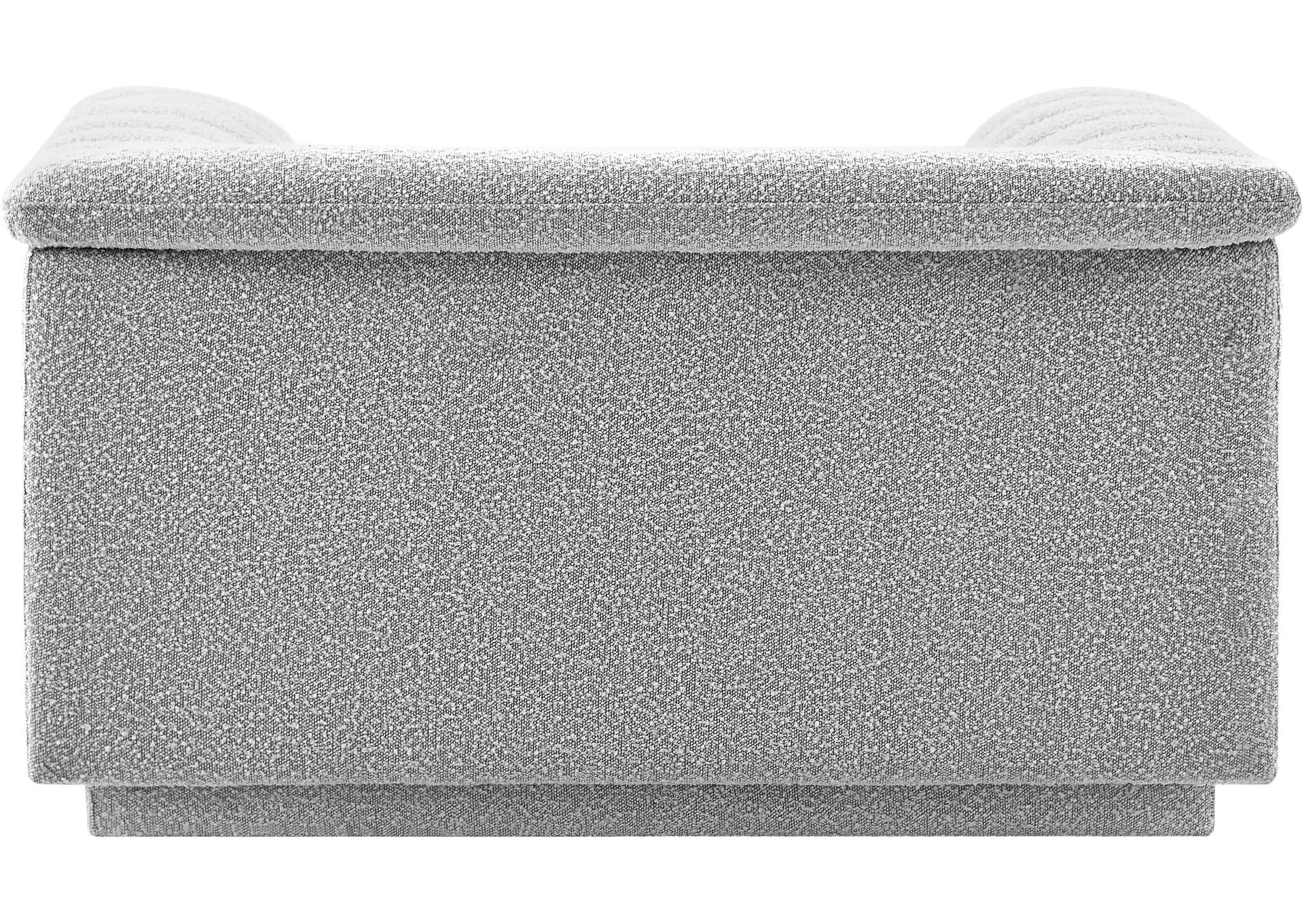 Cascade Grey Boucle Fabric Chair,Meridian Furniture