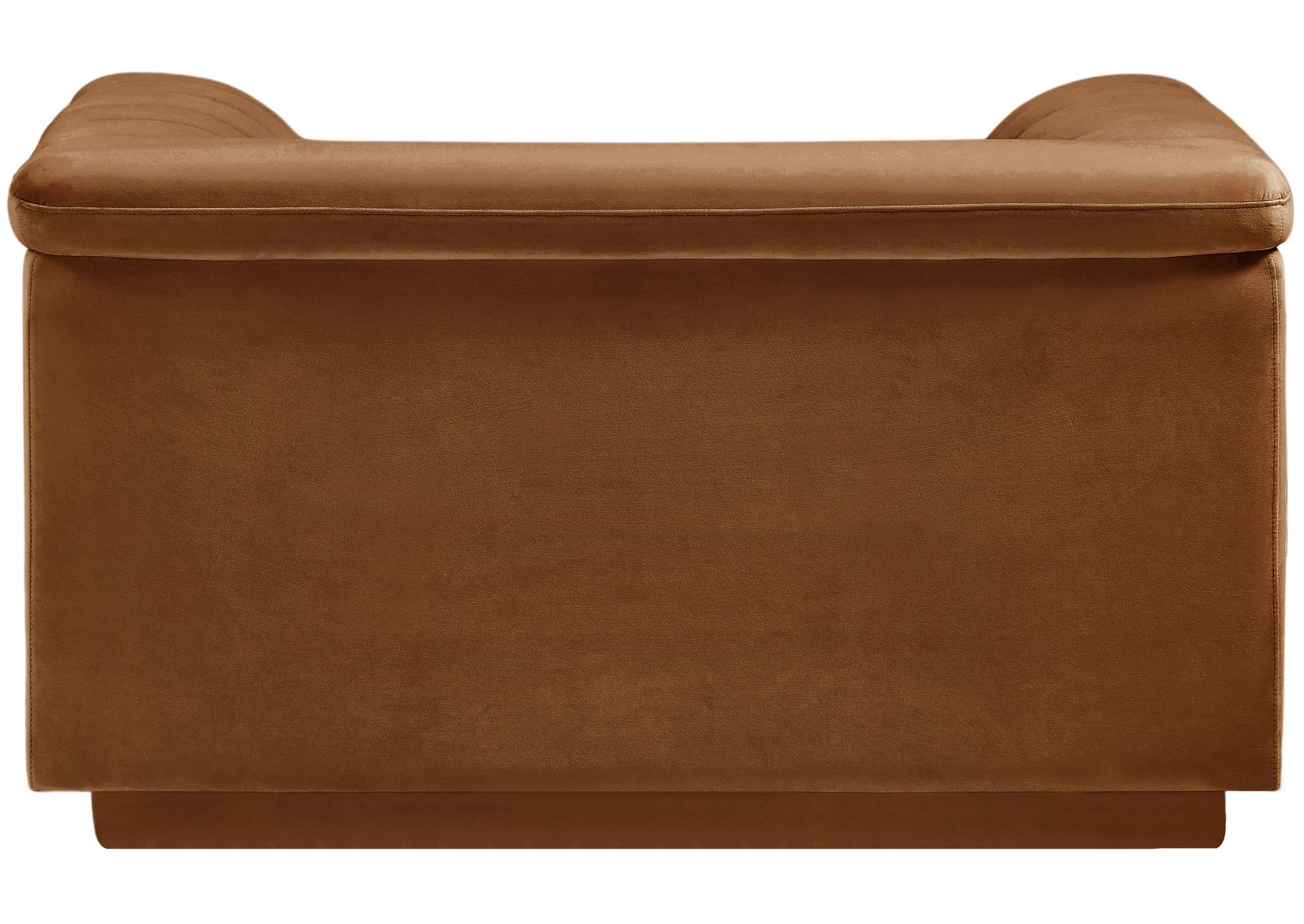 Cascade Saddle Velvet Fabric Chair,Meridian Furniture