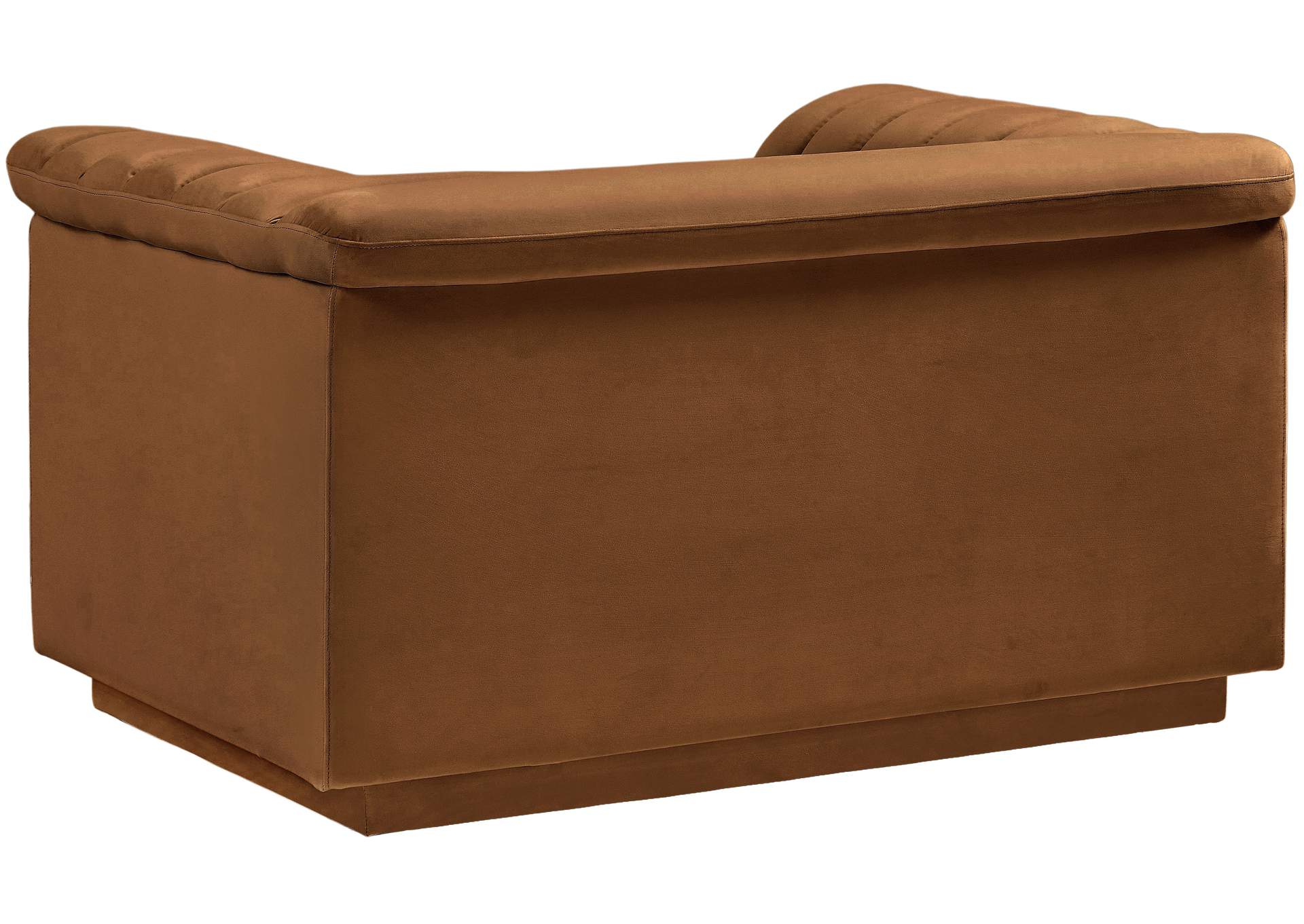 Cascade Saddle Velvet Fabric Chair,Meridian Furniture