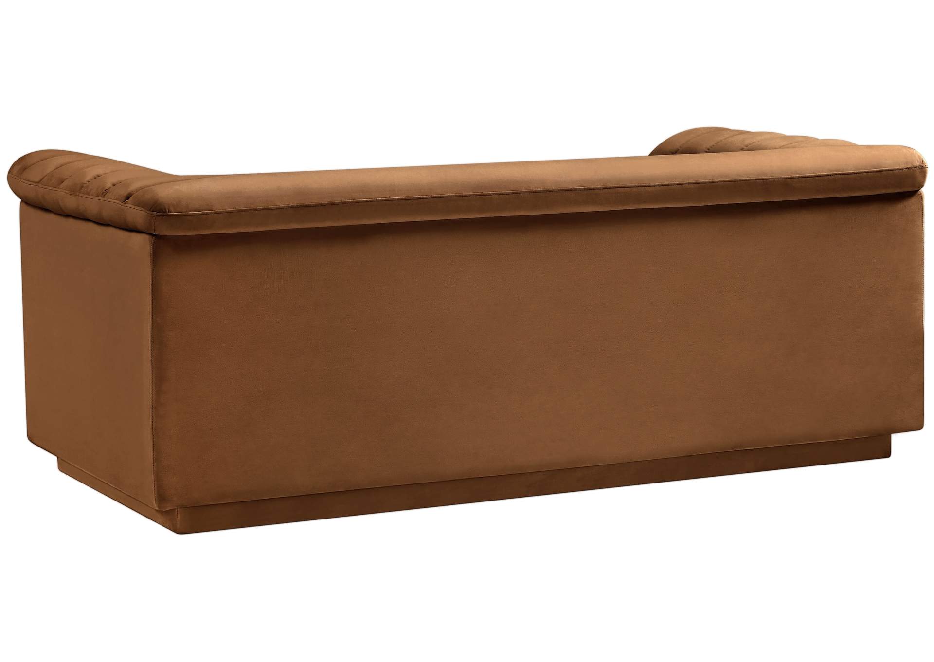 Cascade Saddle Velvet Fabric Loveseat,Meridian Furniture