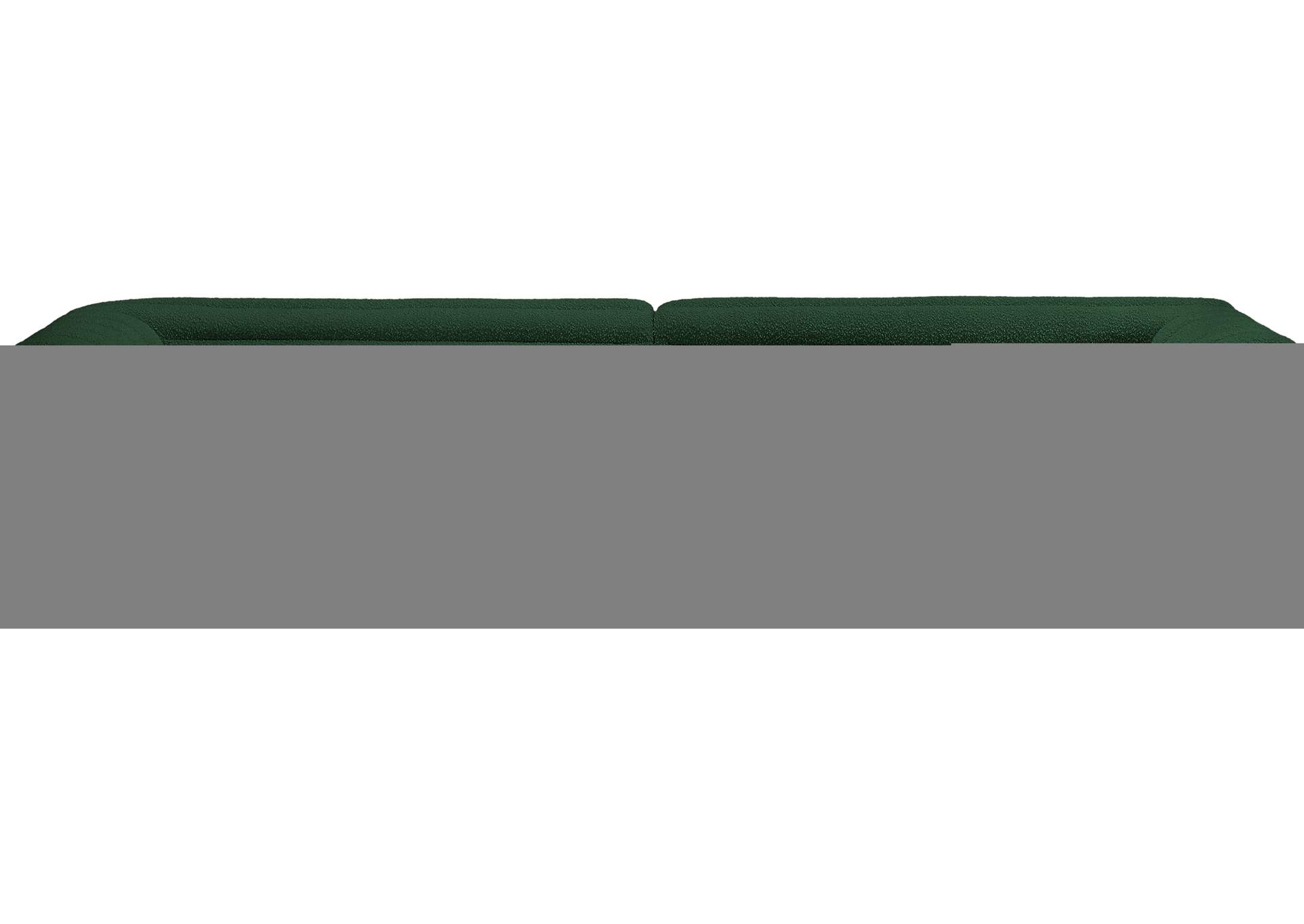 Cascade Green Boucle Fabric Modular Sofa,Meridian Furniture