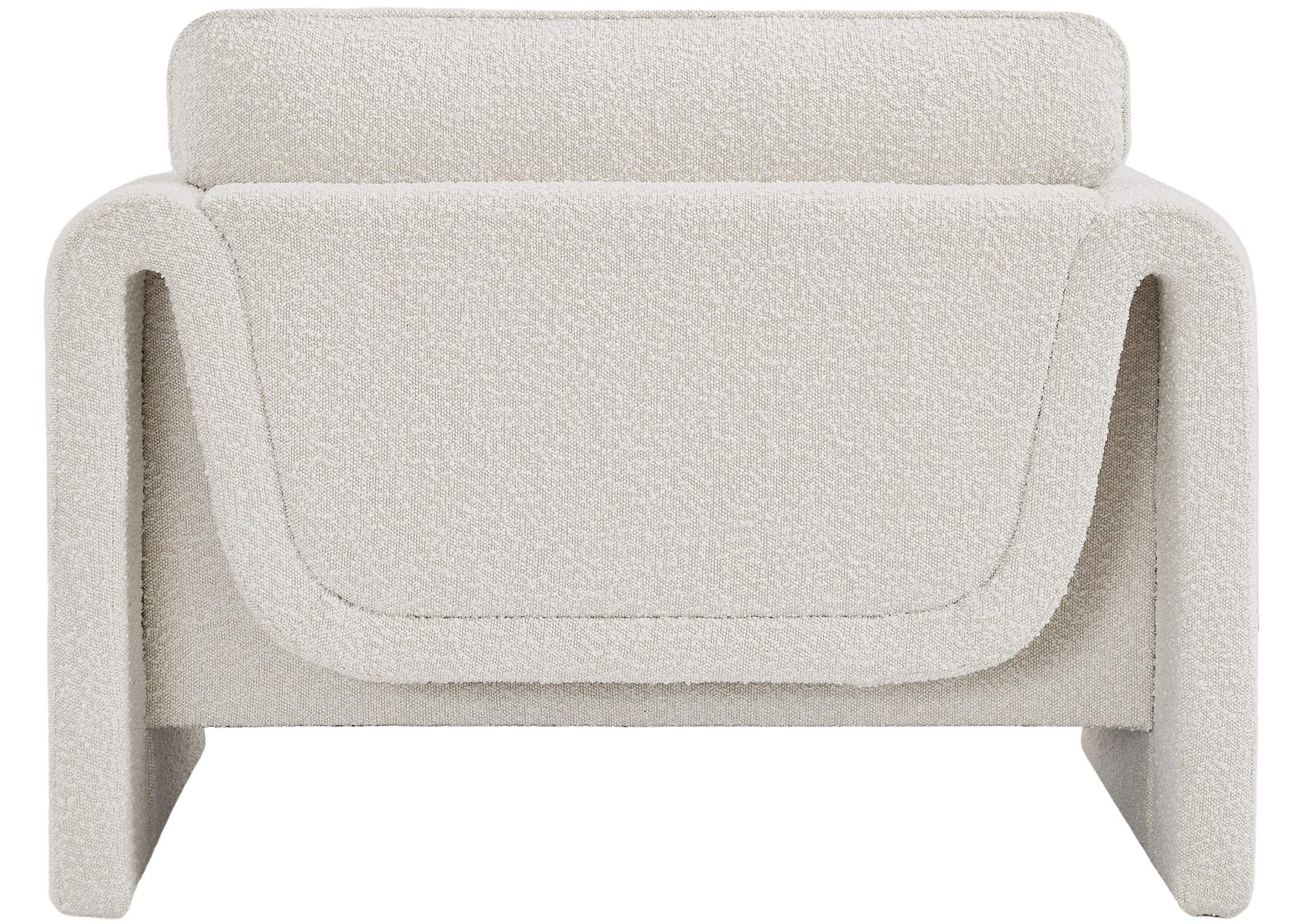 Stylus Cream Boucle Fabric Chair,Meridian Furniture