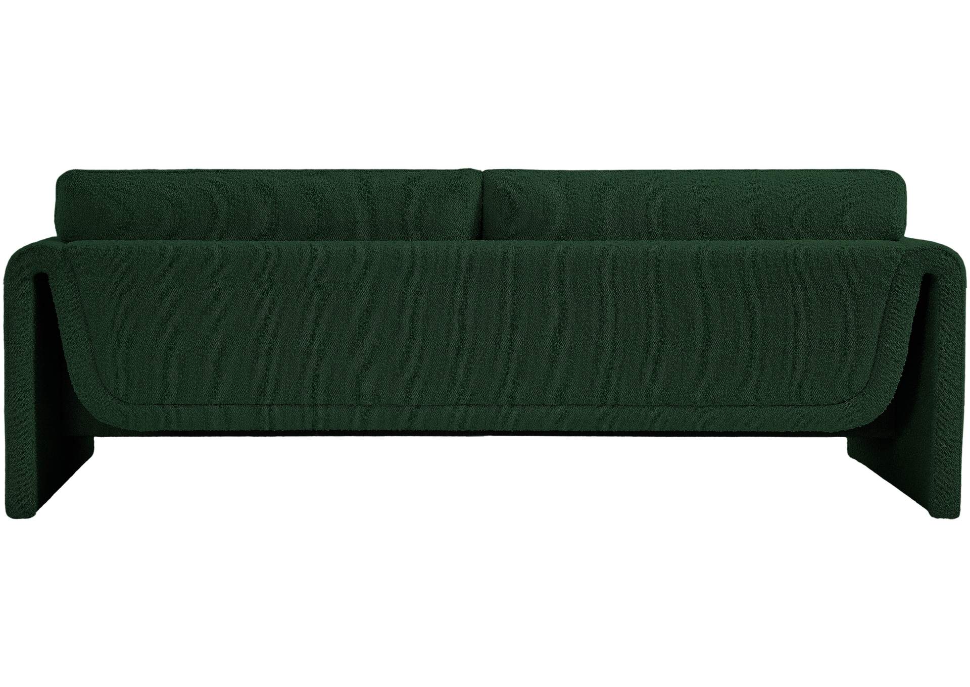 Stylus Green Boucle Fabric Sofa,Meridian Furniture