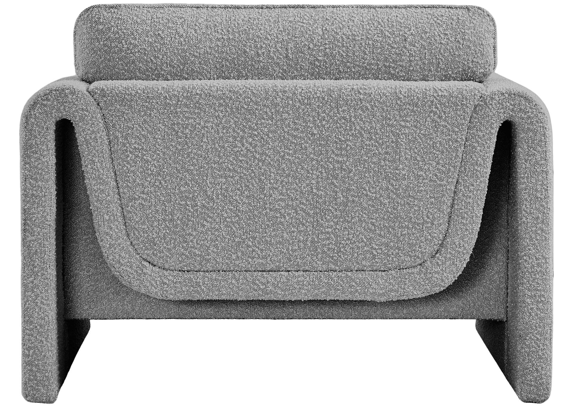Stylus Grey Boucle Fabric Chair,Meridian Furniture
