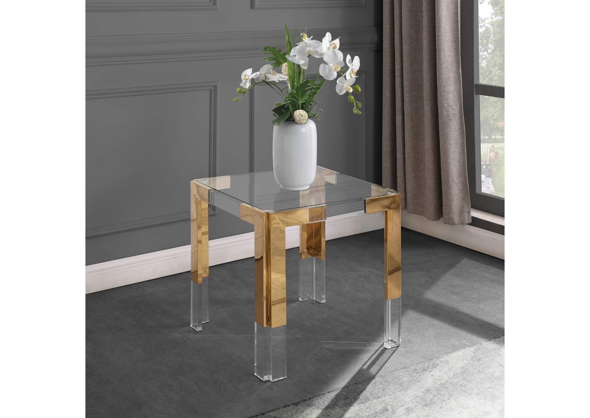 Casper End Table,Meridian Furniture