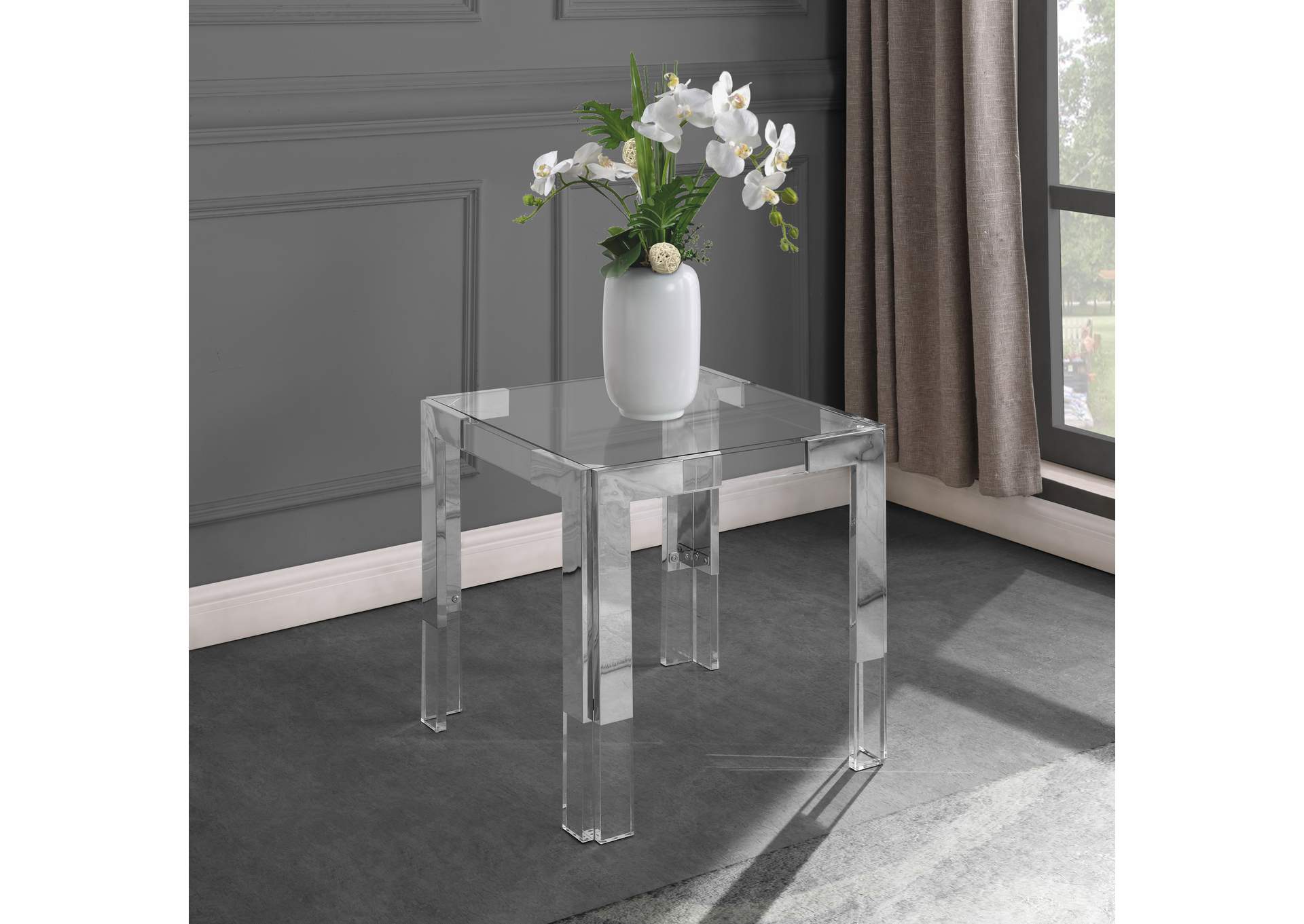 Casper End Table,Meridian Furniture