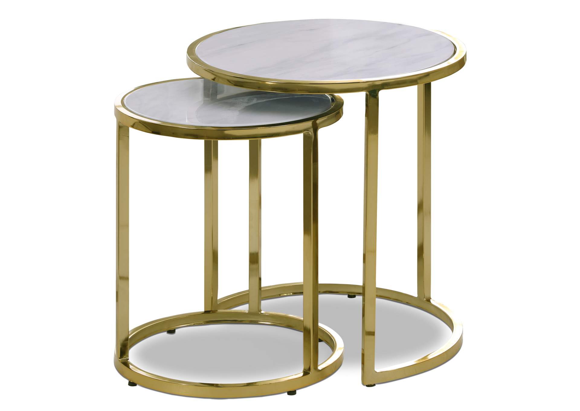 Massimo Gold End Table,Meridian Furniture