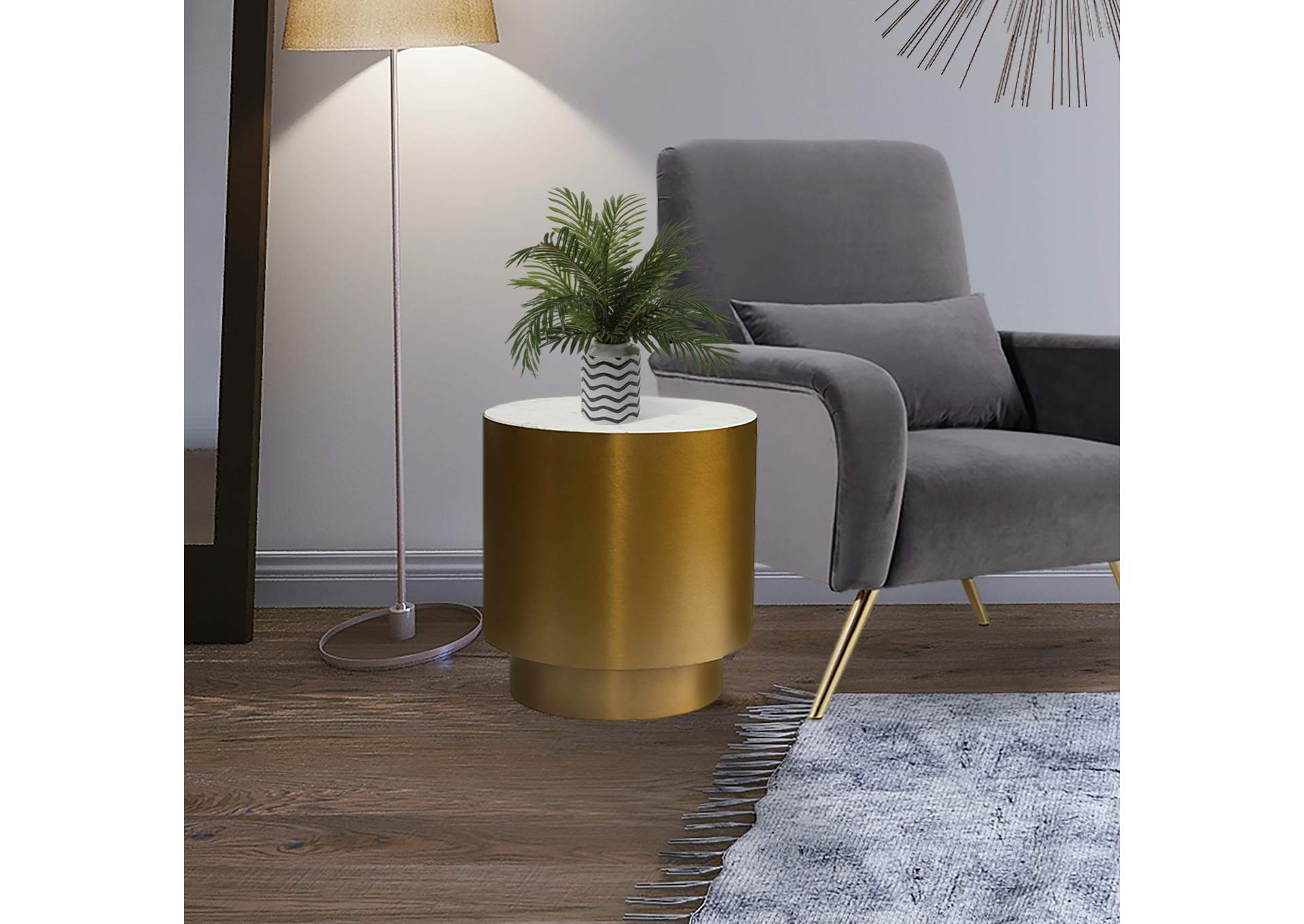 Presley End Table,Meridian Furniture