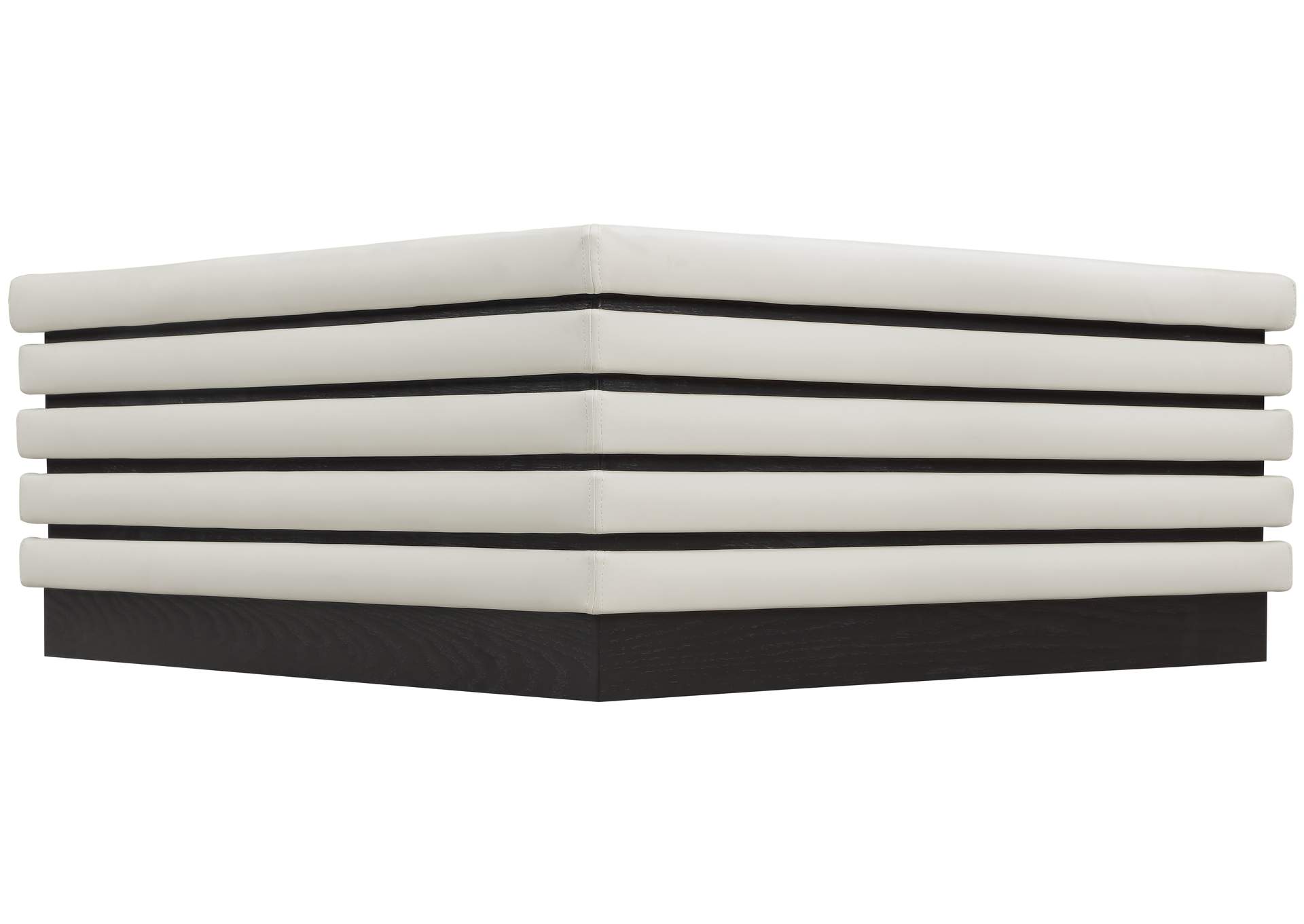 Rory Cream Faux Leather Coffee Table,Meridian Furniture