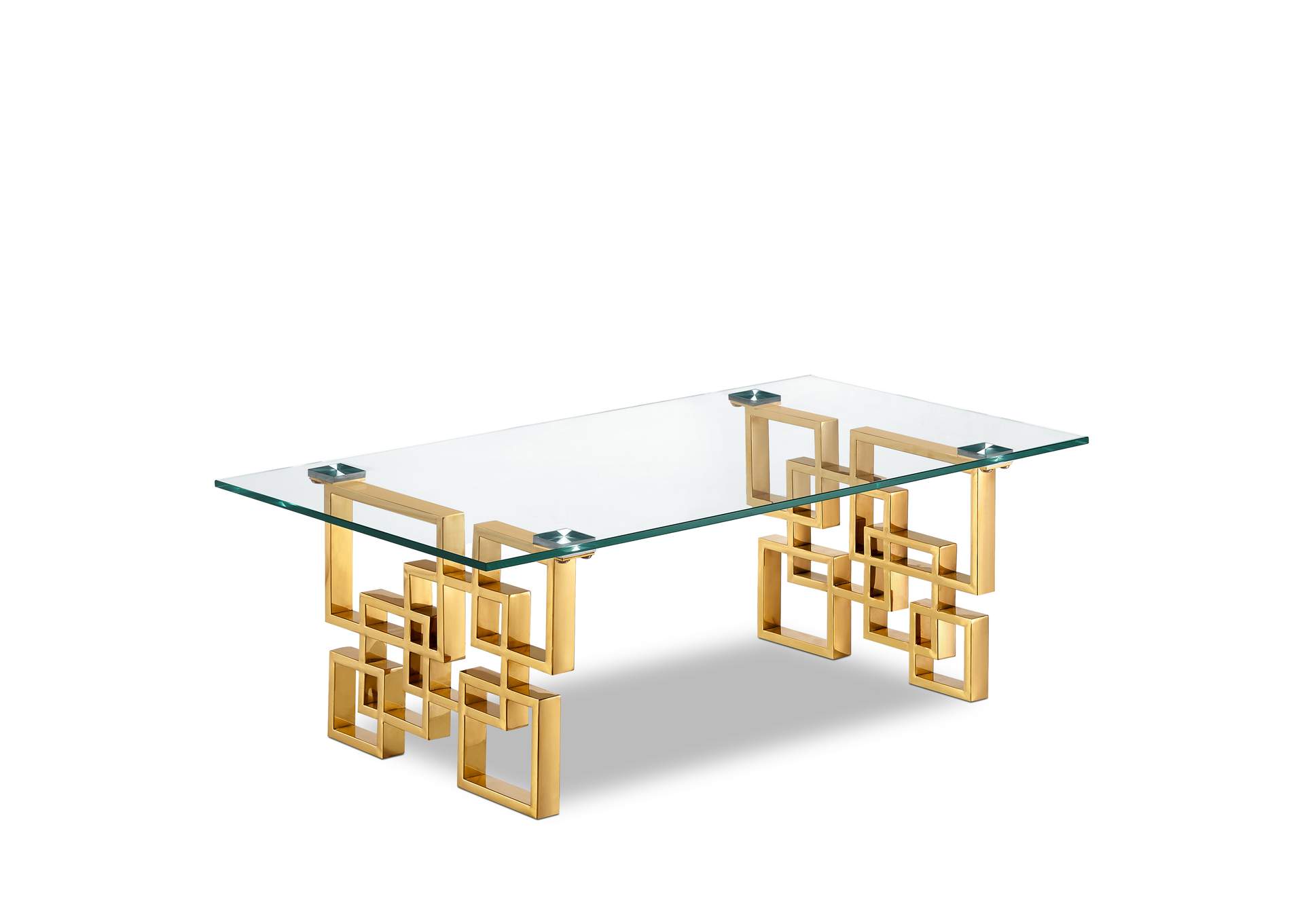 Pierre Gold Coffee Table,Meridian Furniture