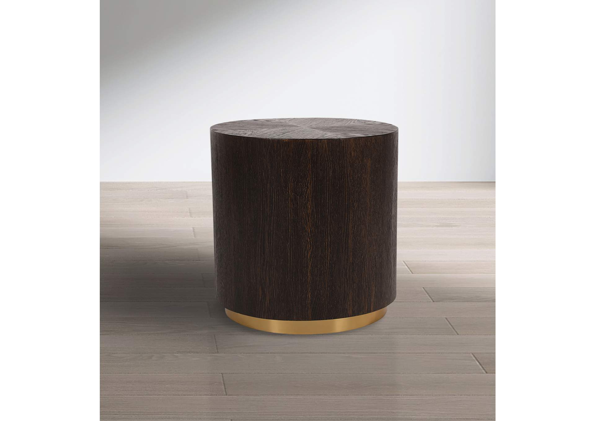 Nile Brown Oak End Table,Meridian Furniture