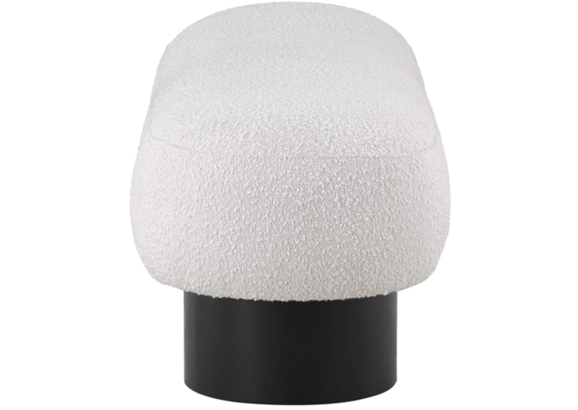 Robertson Cream Boucle Fabric Bench,Meridian Furniture