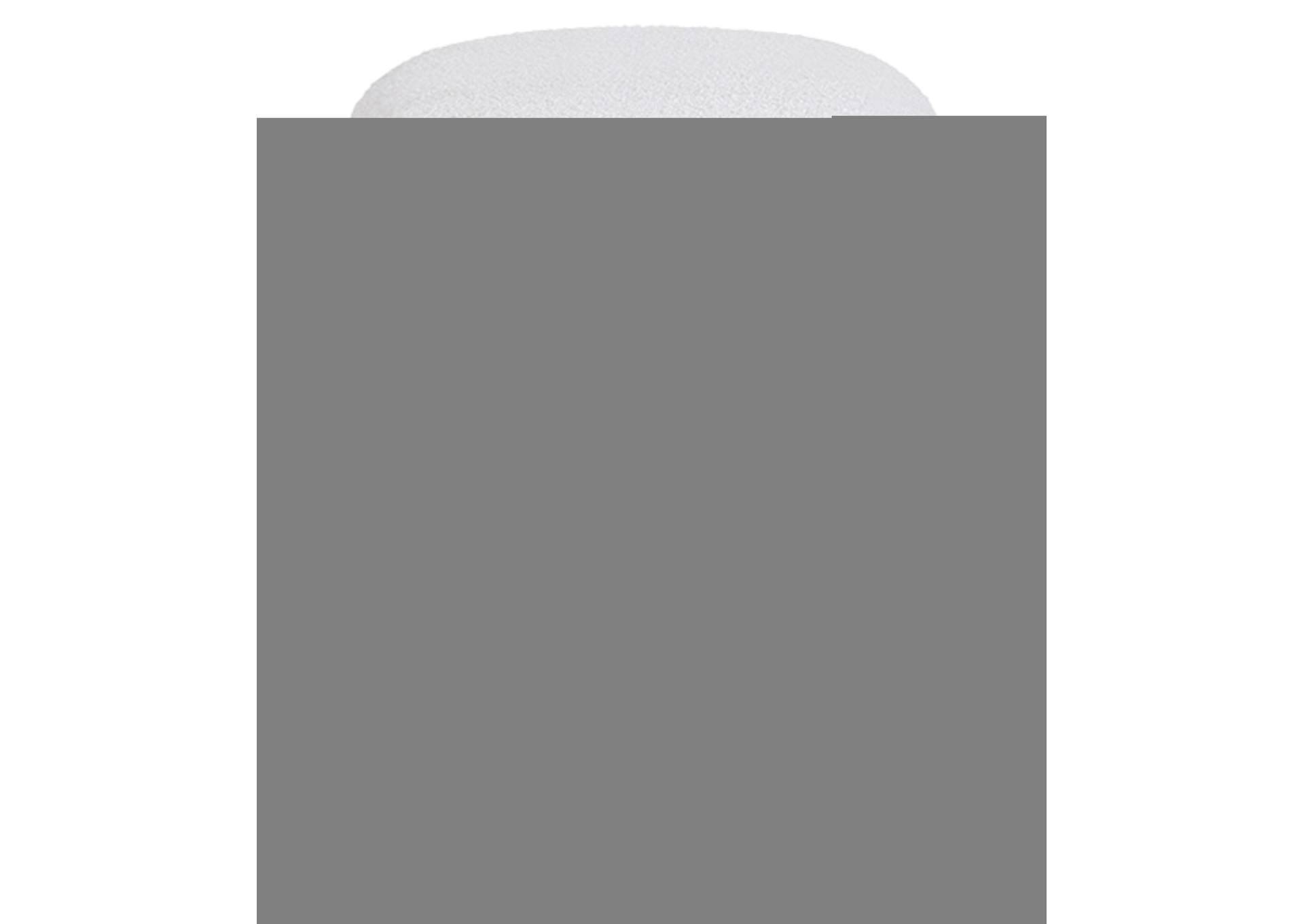 Wilshire Cream Boucle Fabric Bench,Meridian Furniture