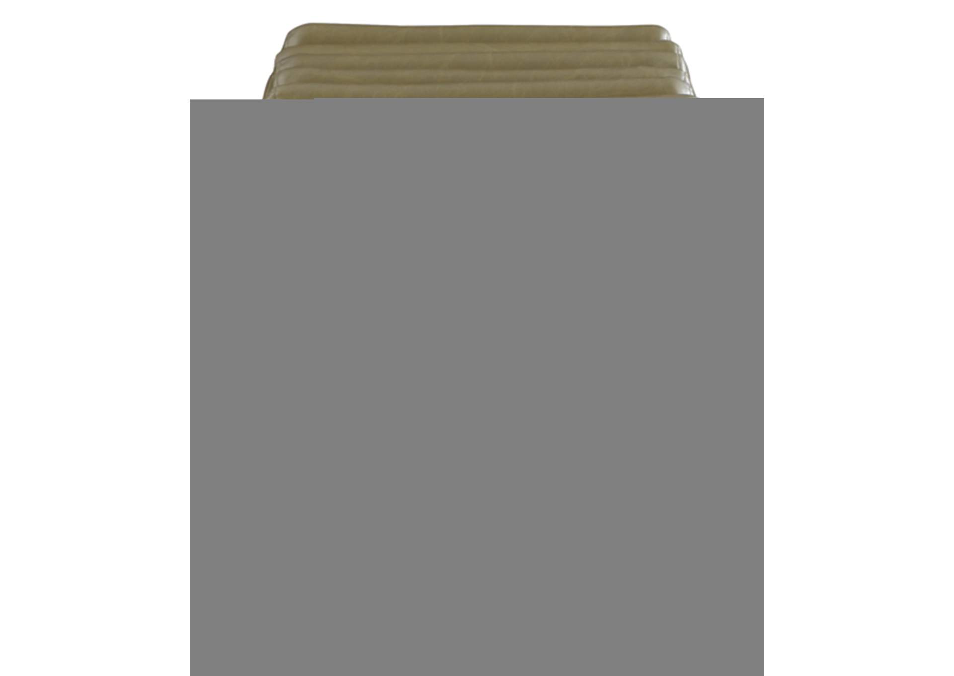 Landon Olive Green Faux Leather Bench,Meridian Furniture