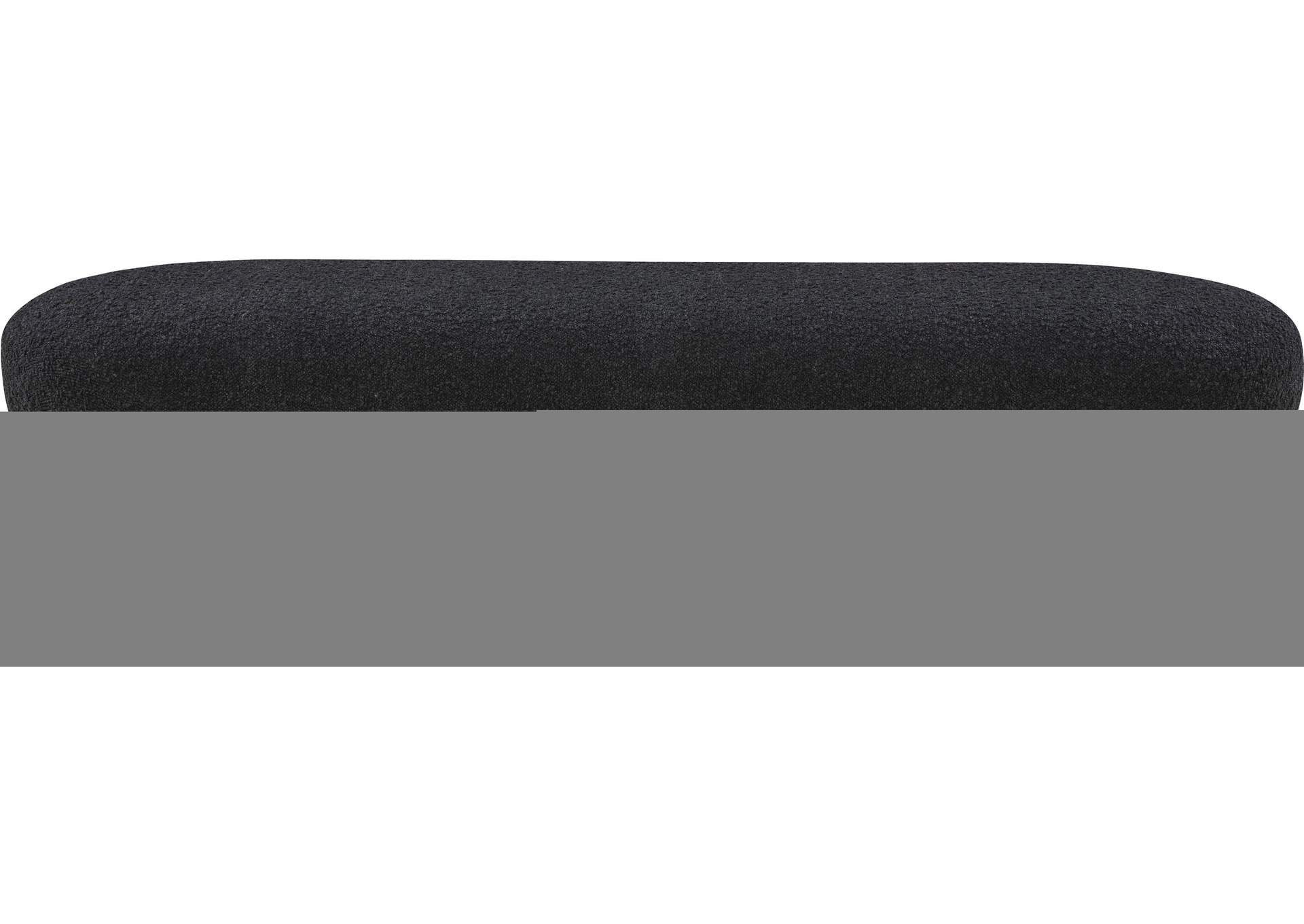Bowie Black Bench,Meridian Furniture