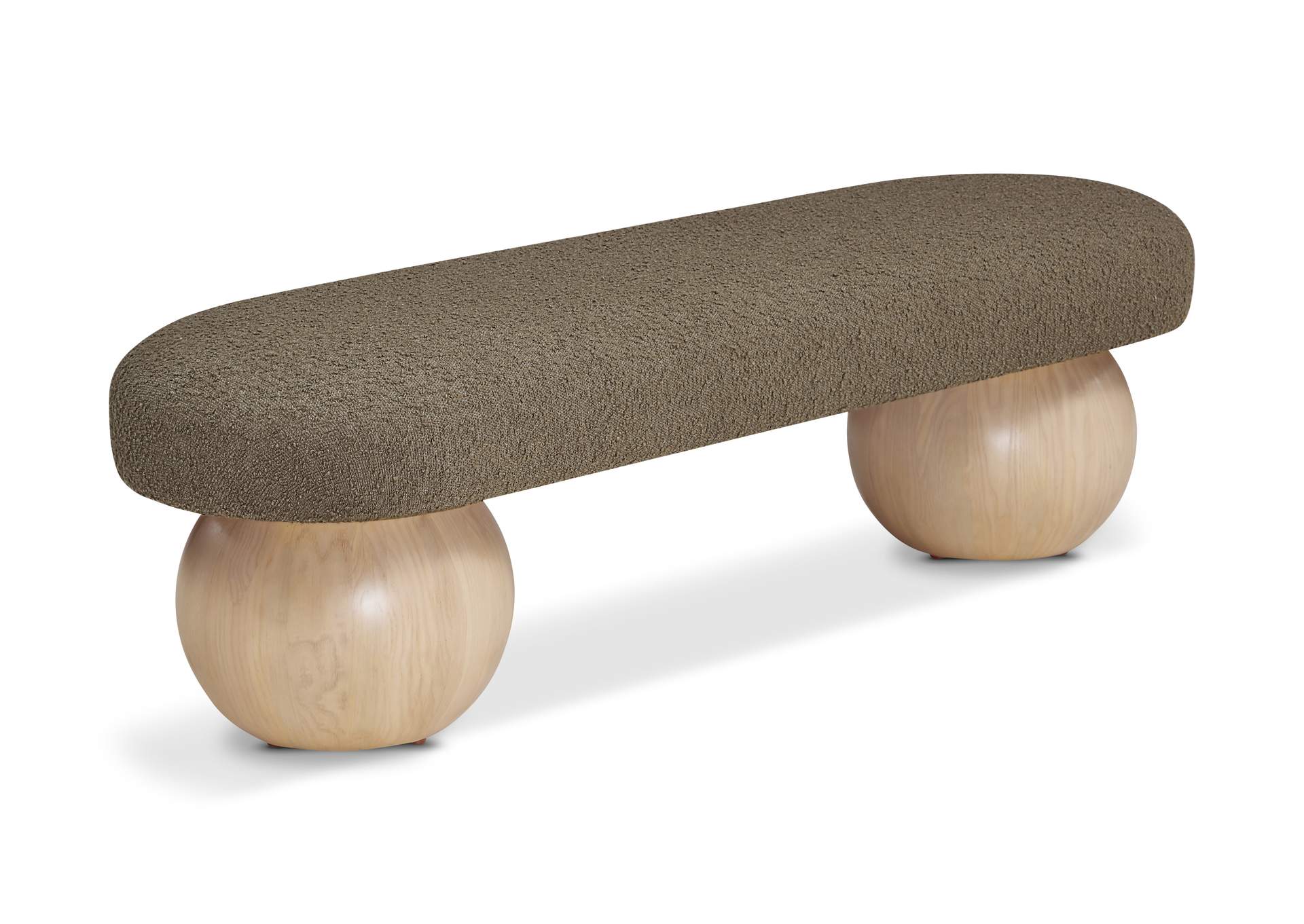 Bowie Olive Bench,Meridian Furniture