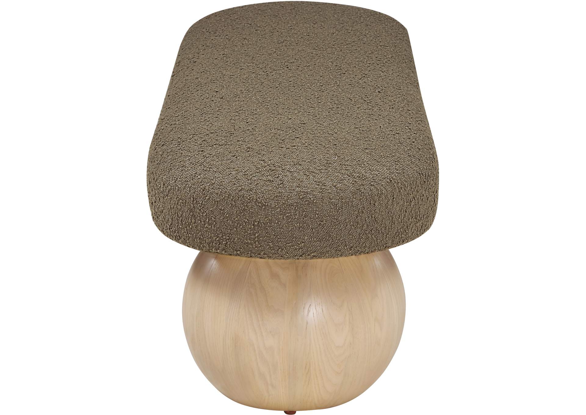 Bowie Olive Bench,Meridian Furniture