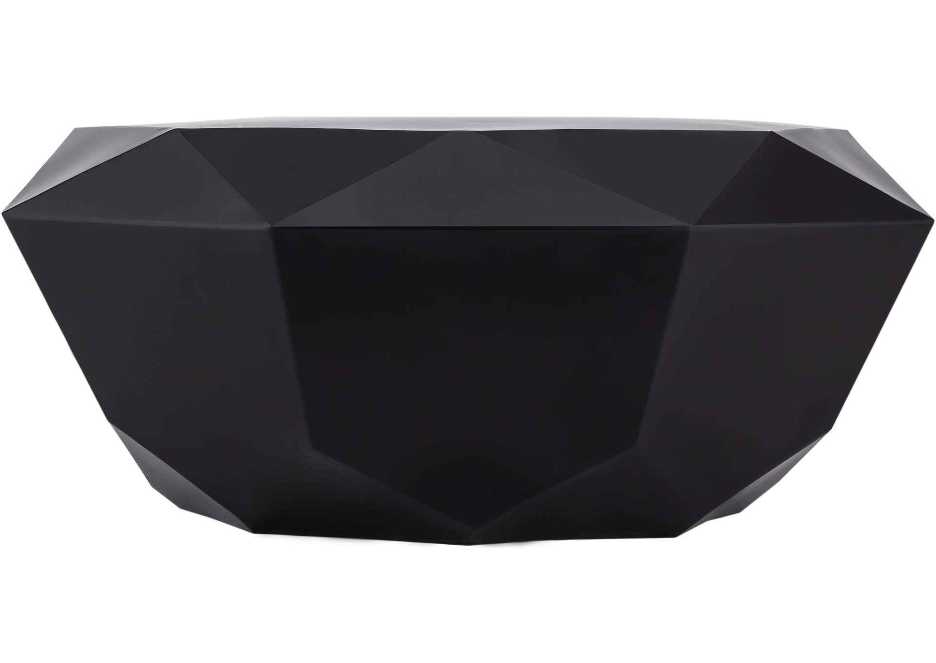 Gemma Matte Black Coffee Table,Meridian Furniture