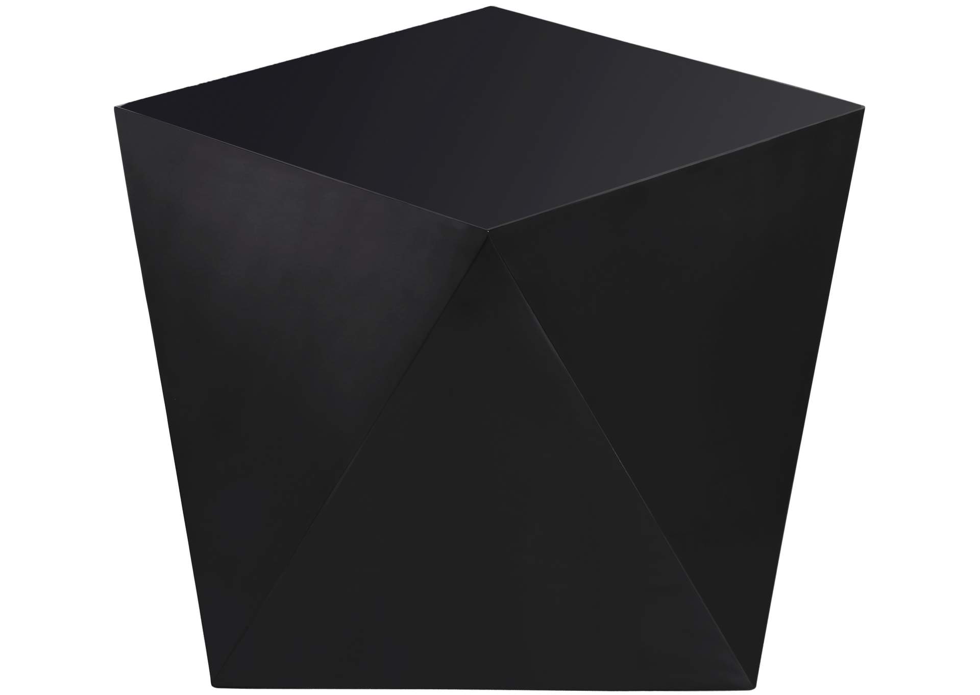 Gemma Matte Black End Table,Meridian Furniture