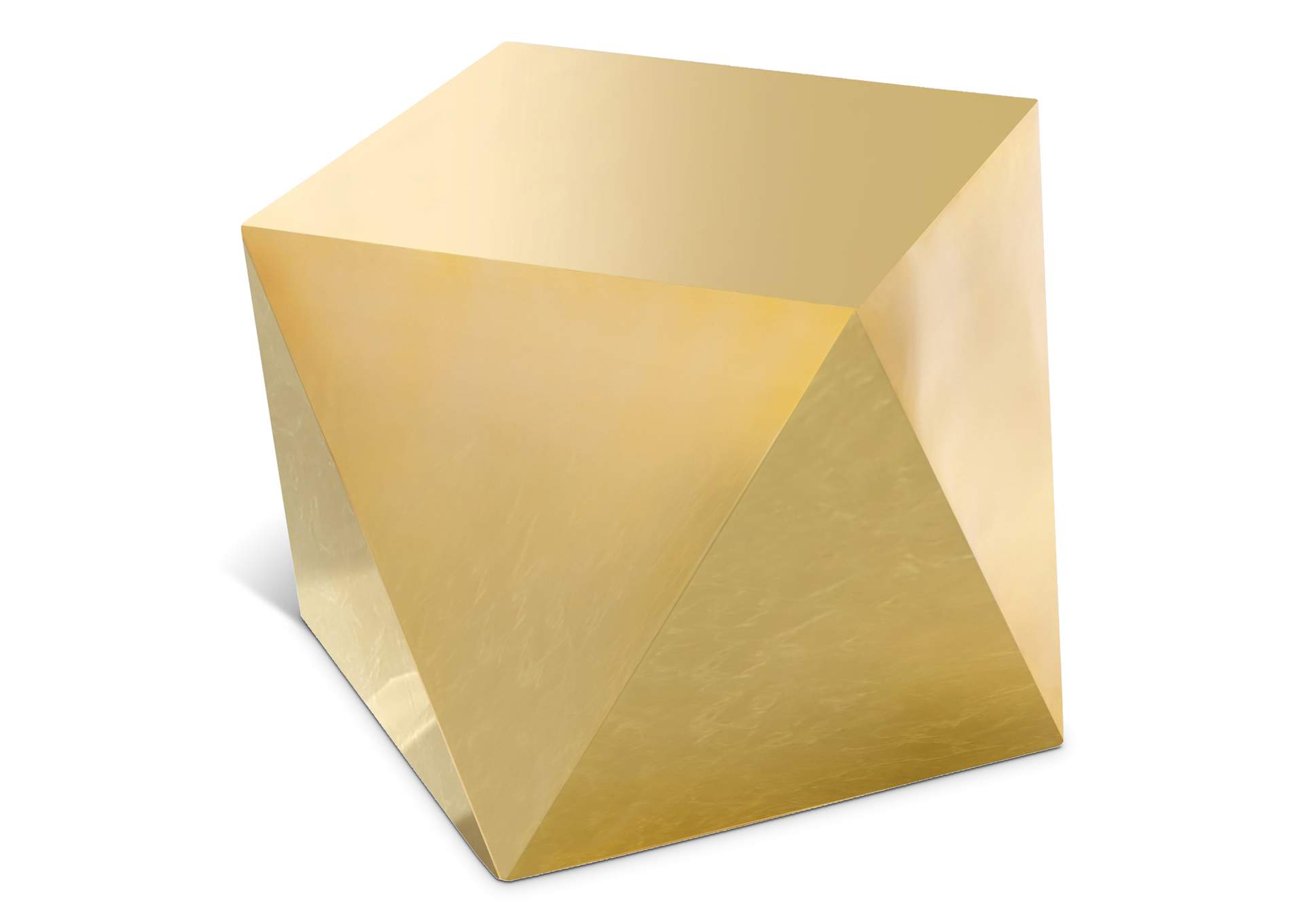 Gemma Gold End Table,Meridian Furniture