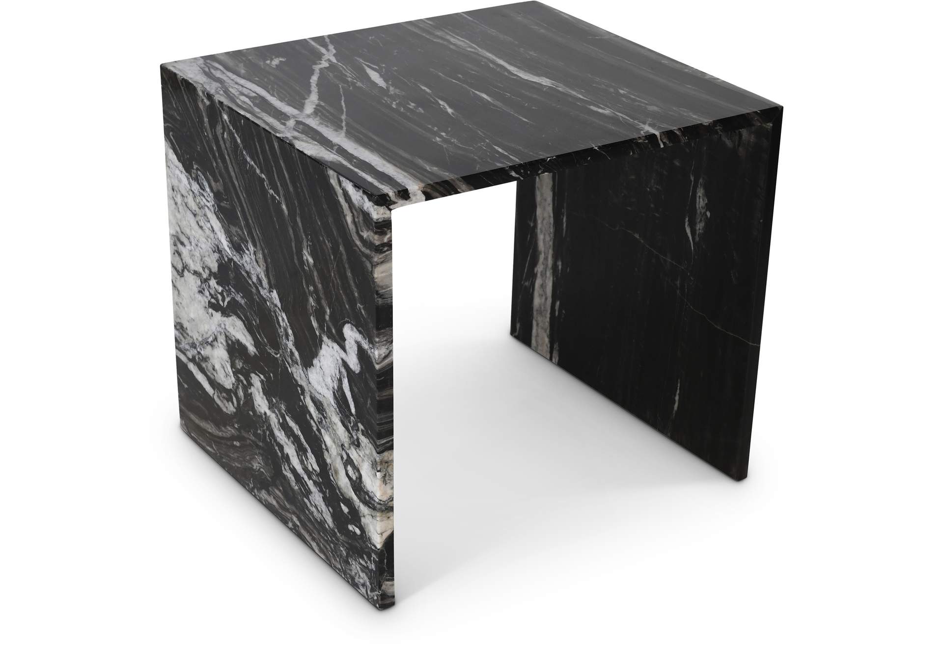 Canova Black End Table,Meridian Furniture