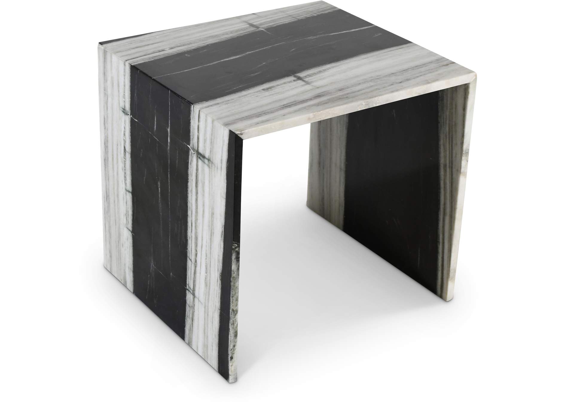 Canova Black End Table,Meridian Furniture