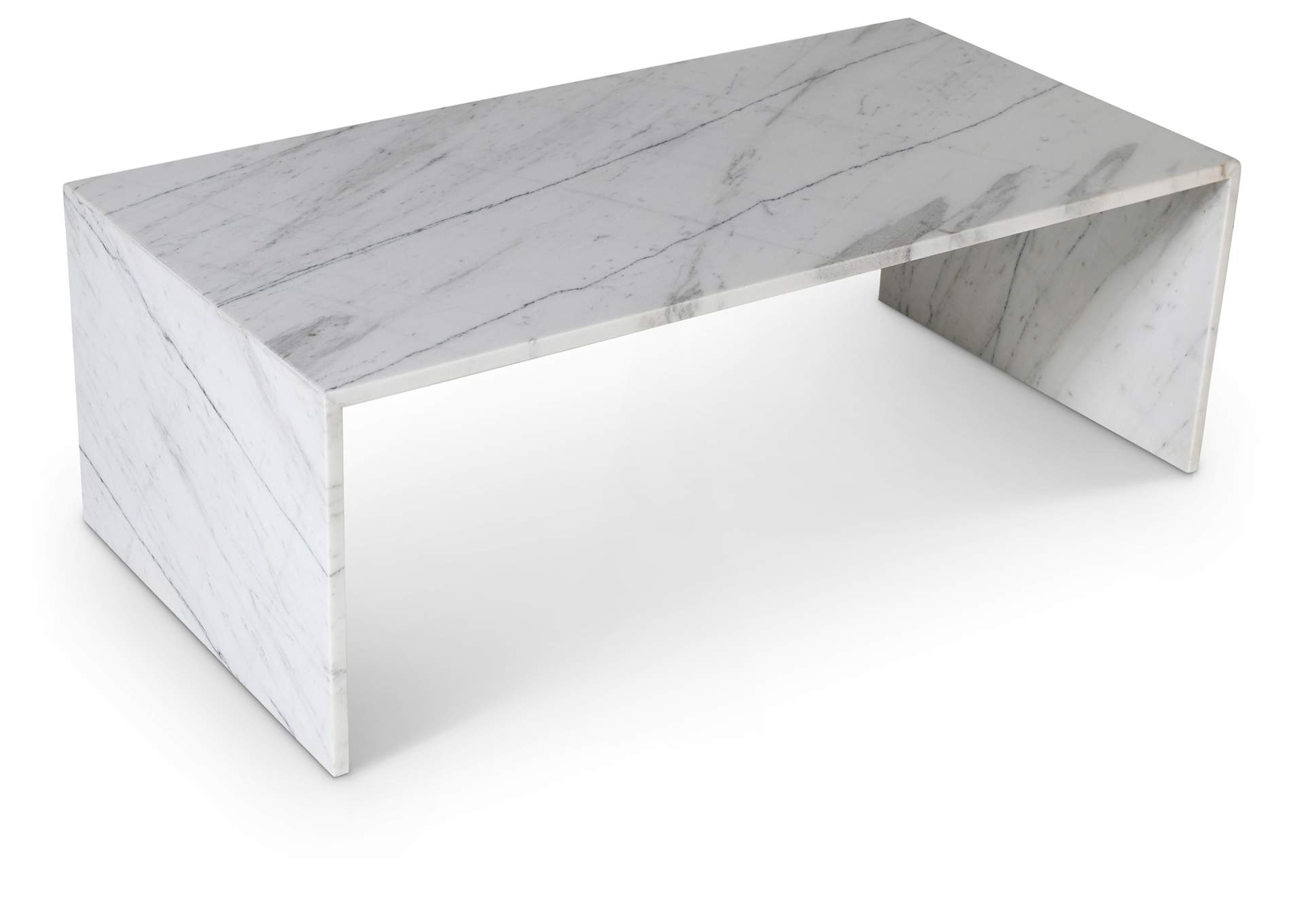 Canova White Coffee Table,Meridian Furniture