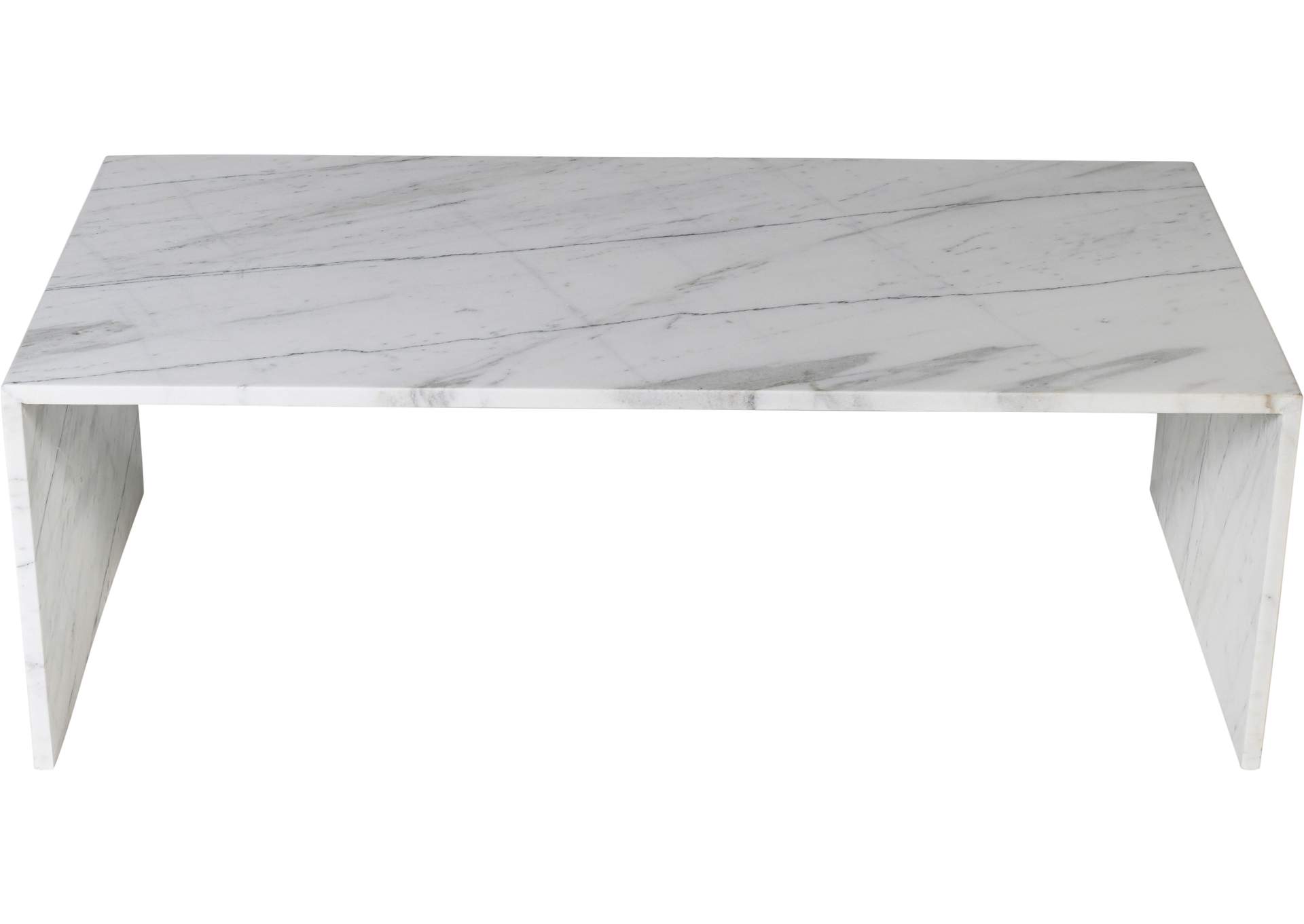 Canova White Coffee Table,Meridian Furniture