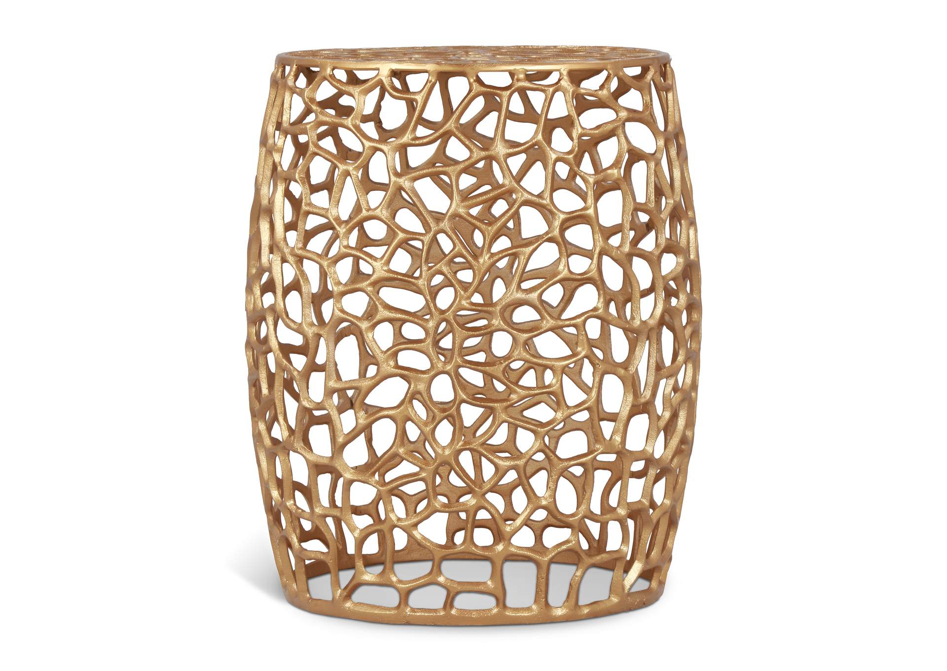 Priya Gold End Table,Meridian Furniture