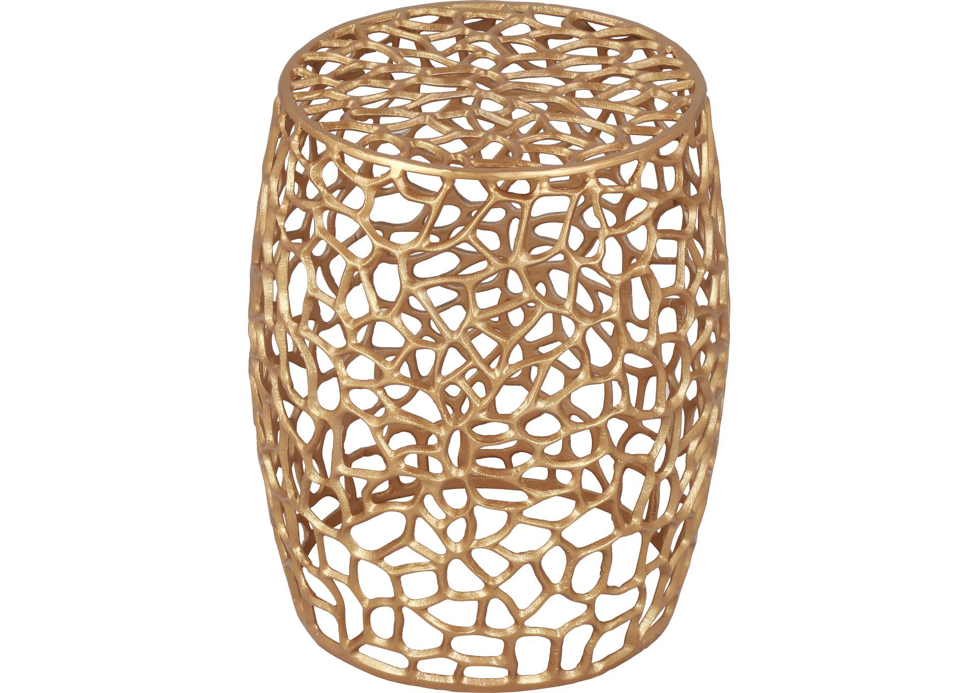 Priya Gold End Table,Meridian Furniture