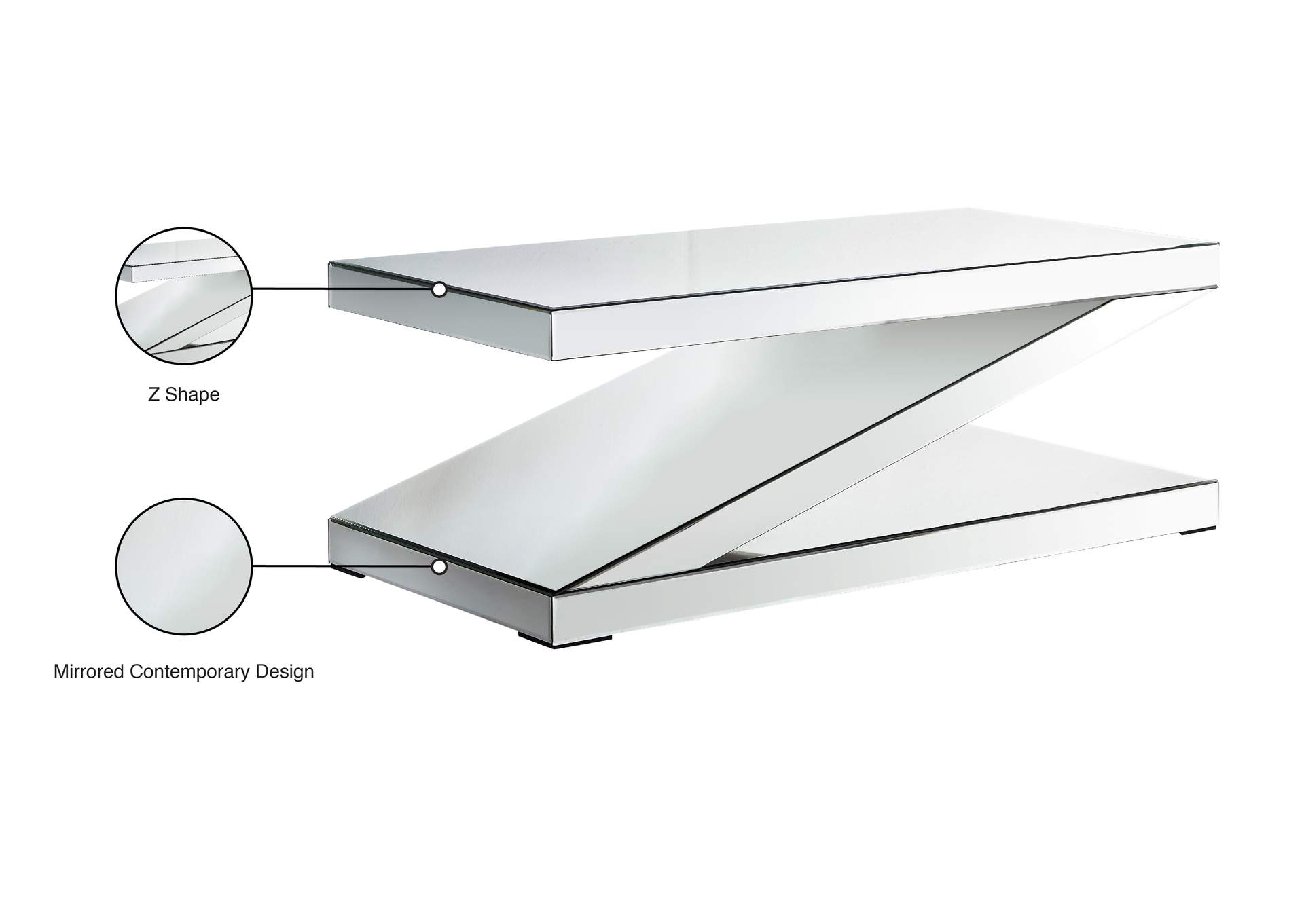 Zee Coffee Table,Meridian Furniture