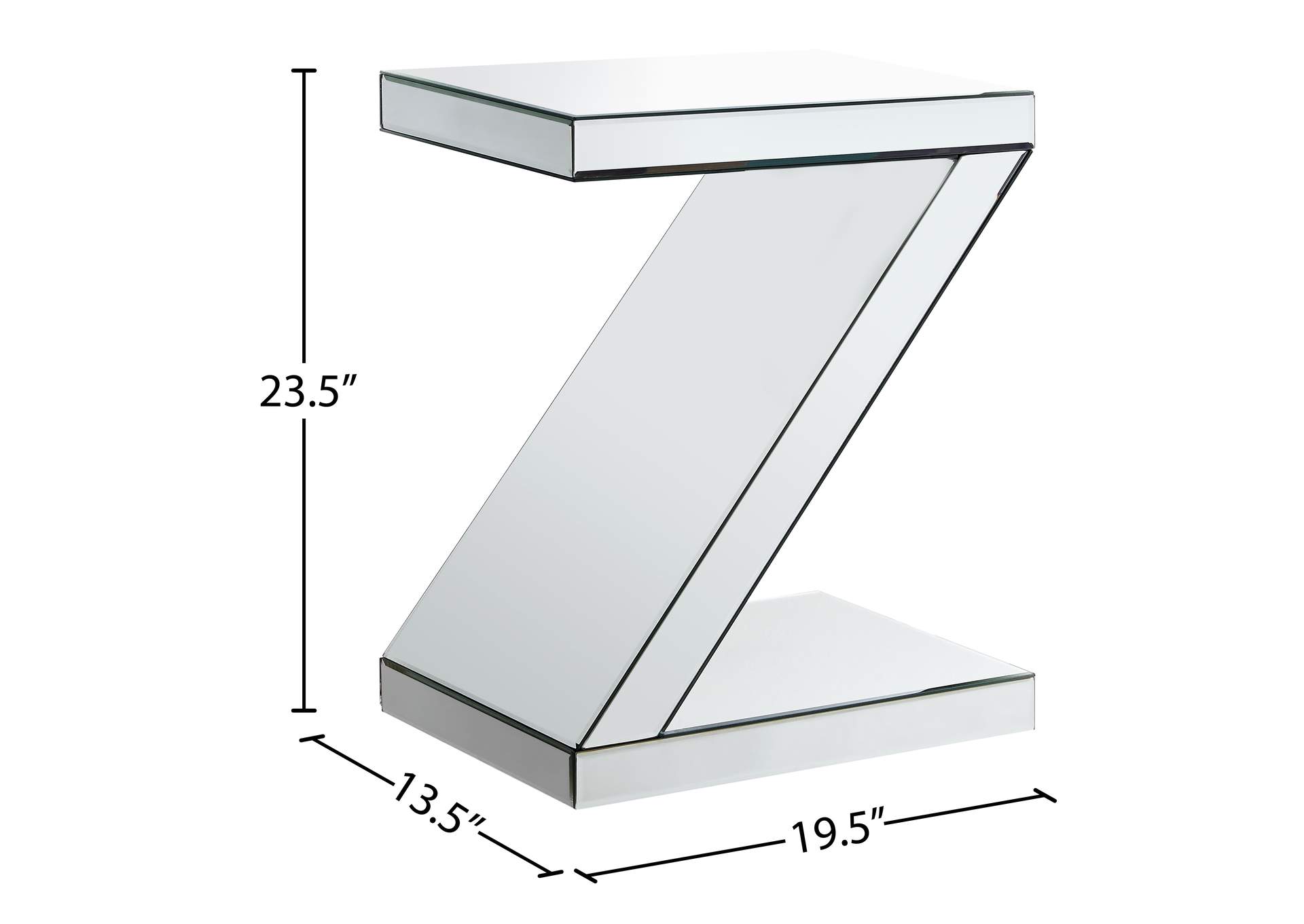 Zee End Table,Meridian Furniture