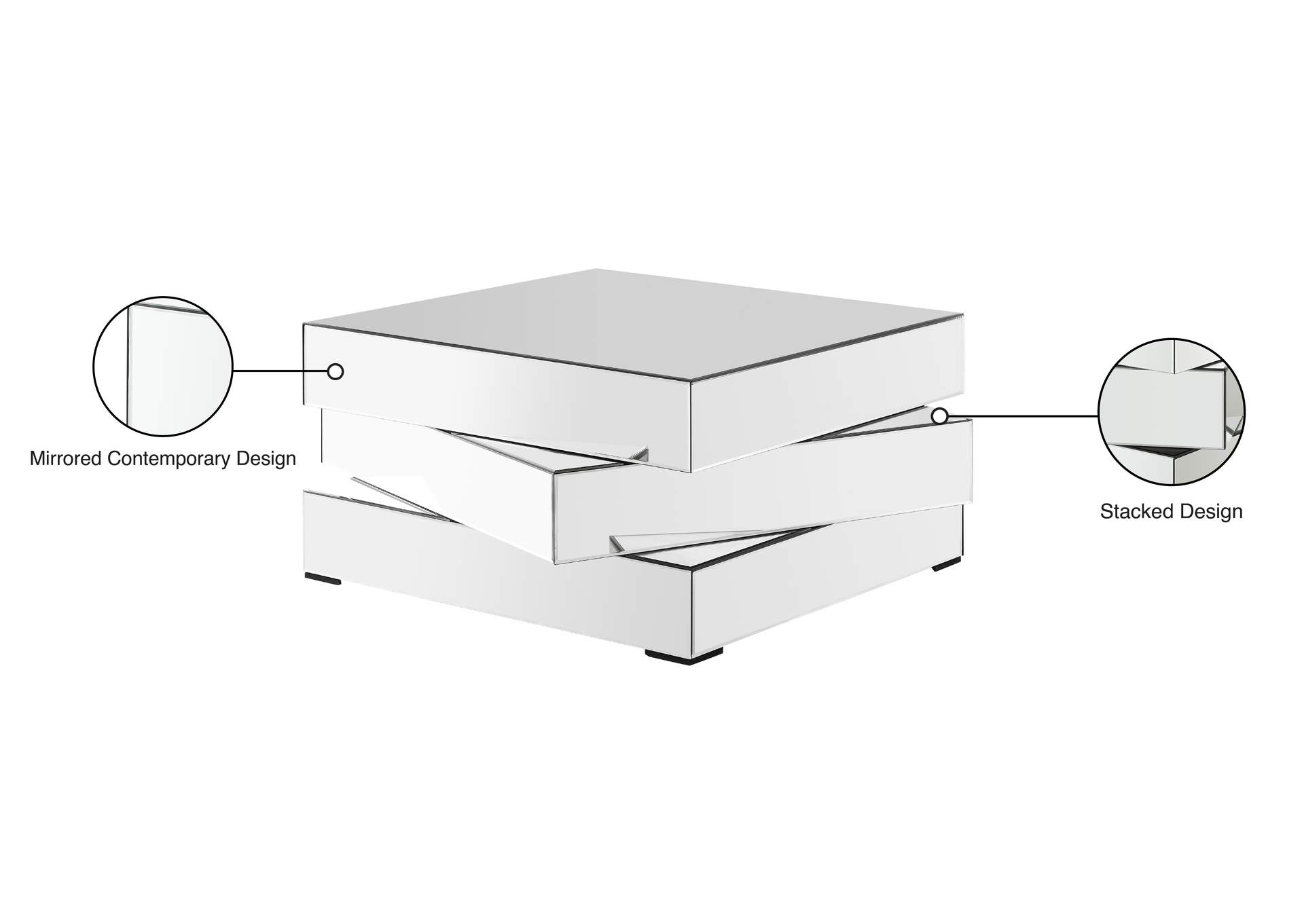 Haven Coffee Table,Meridian Furniture