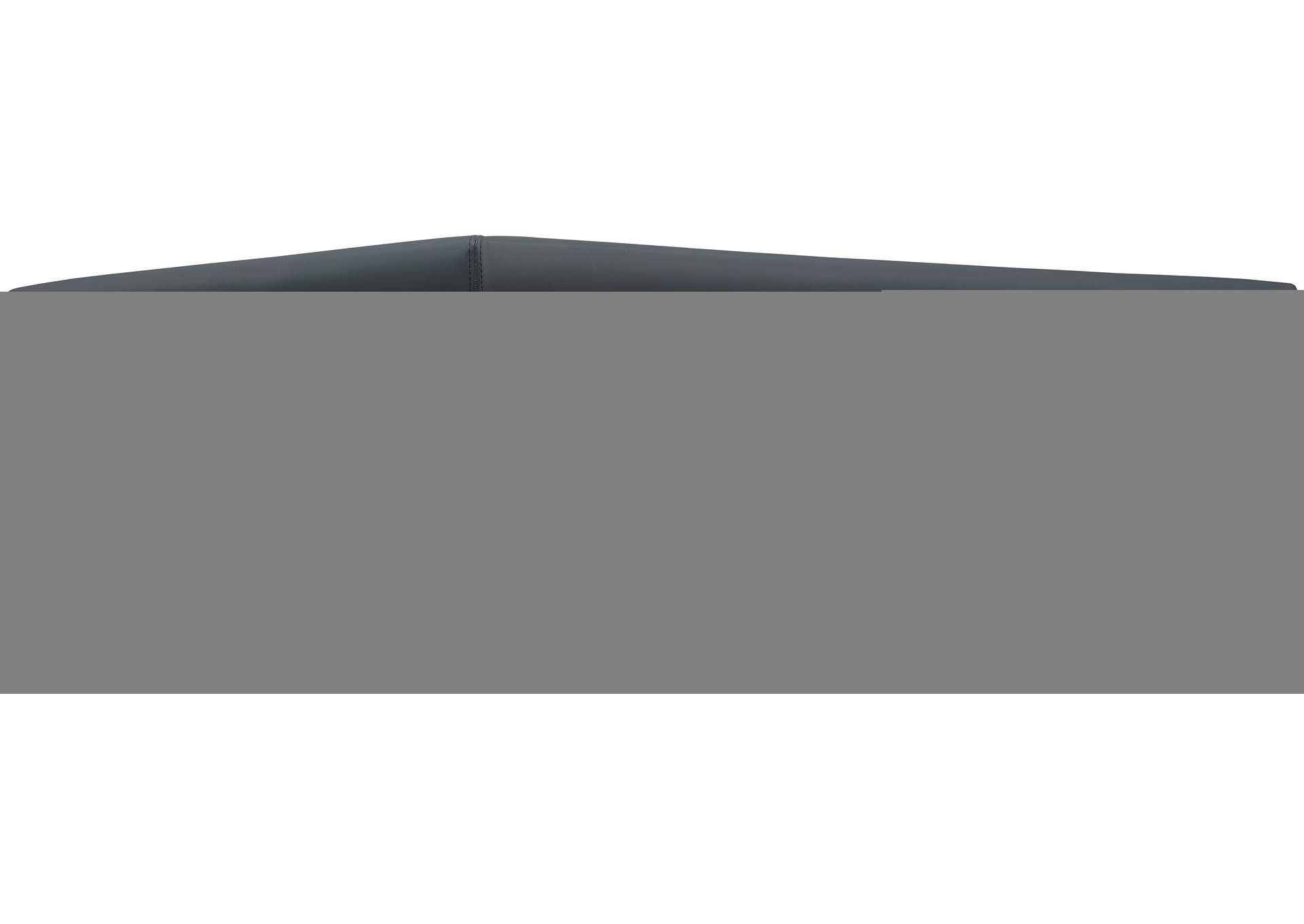 Rory Black Faux Leather Coffee Table,Meridian Furniture