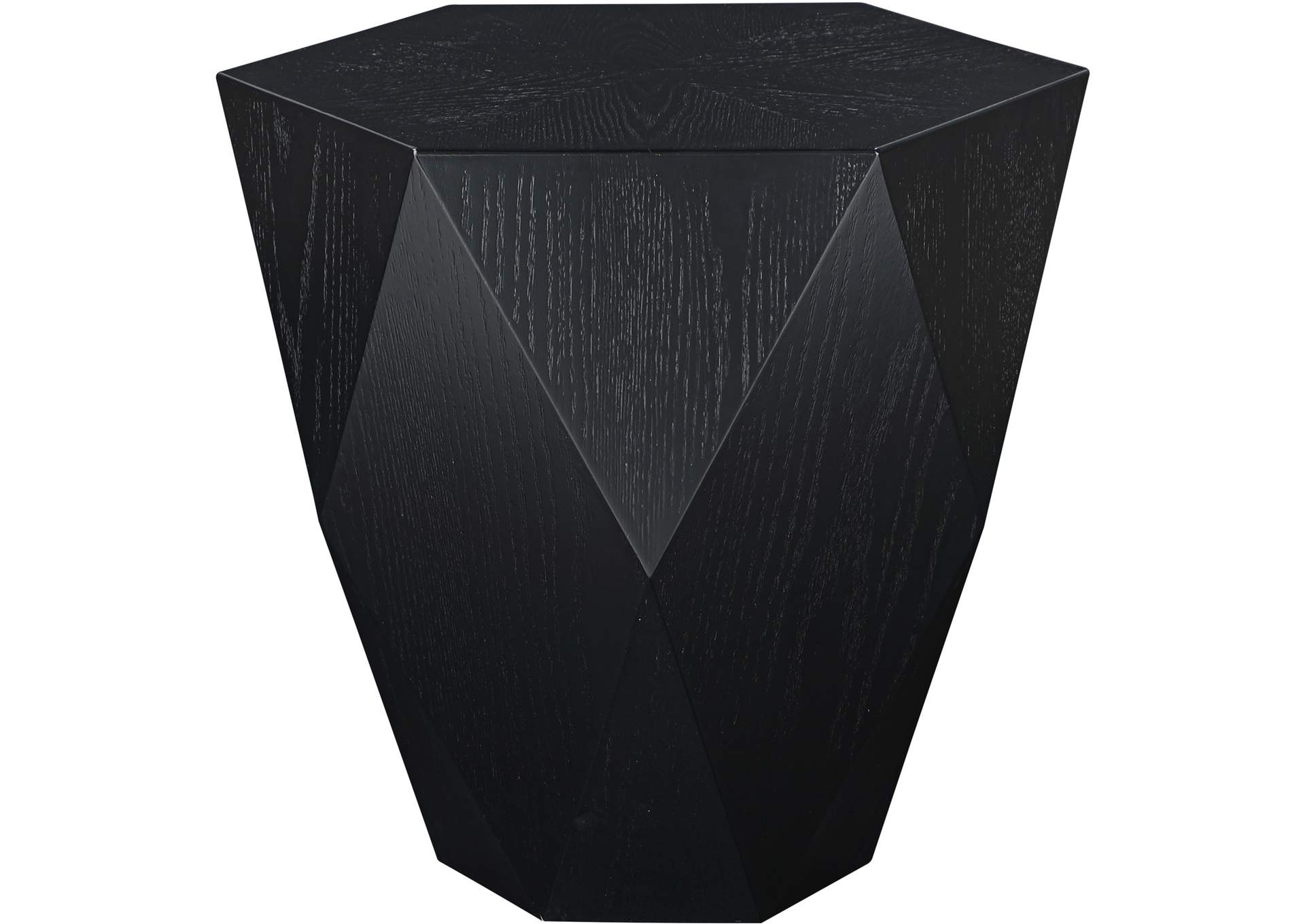 Diamante Black End Table,Meridian Furniture