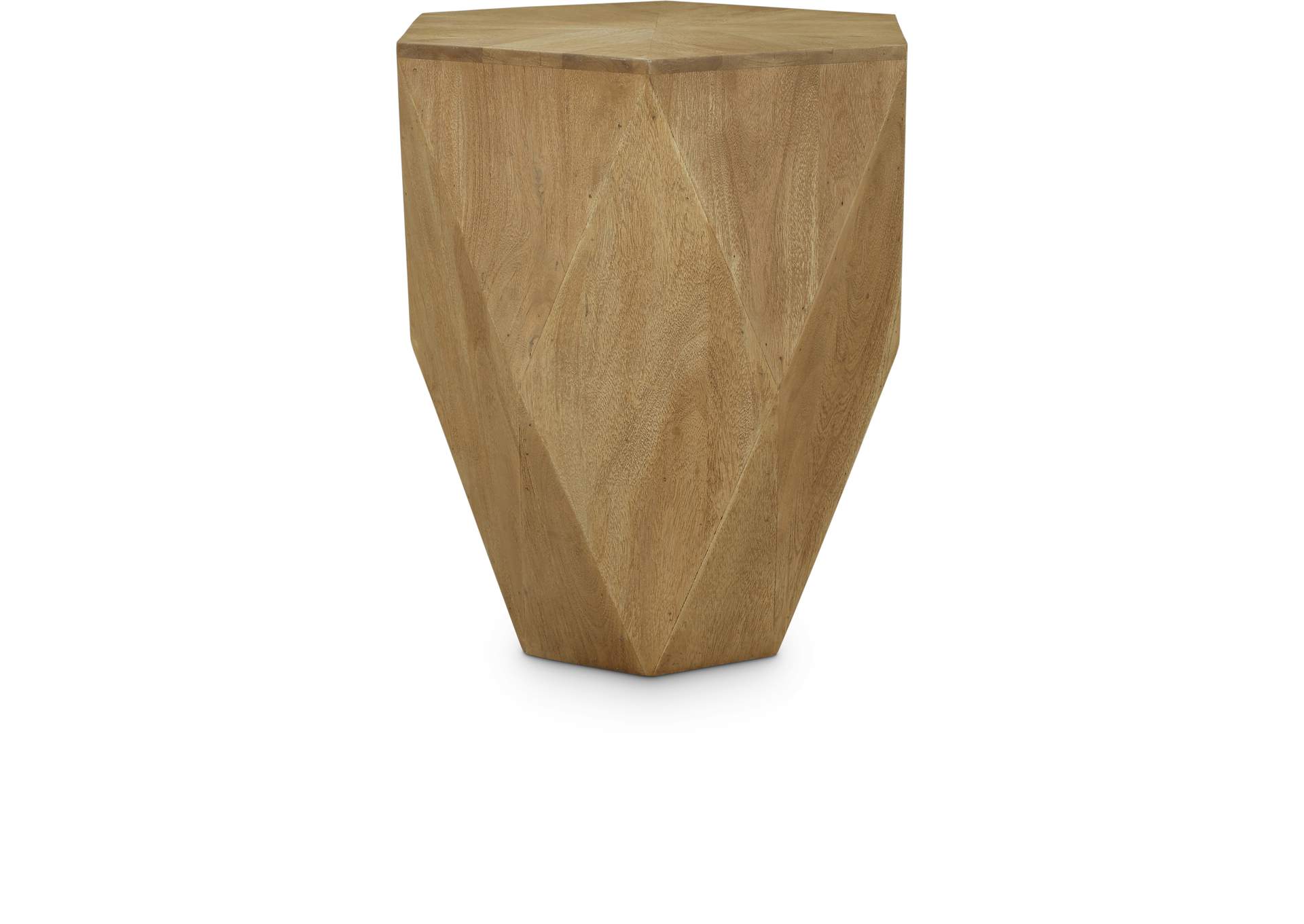 Diamante Oak End Table,Meridian Furniture