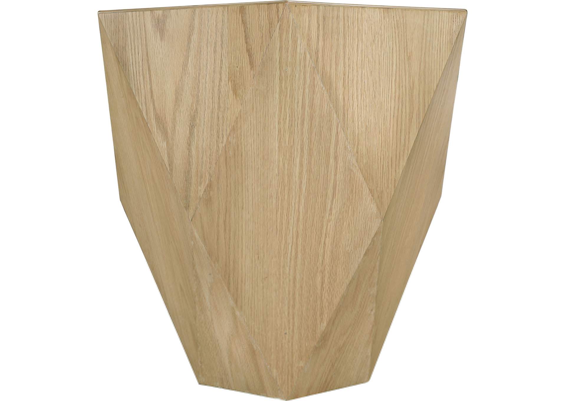 Diamante Oak End Table,Meridian Furniture