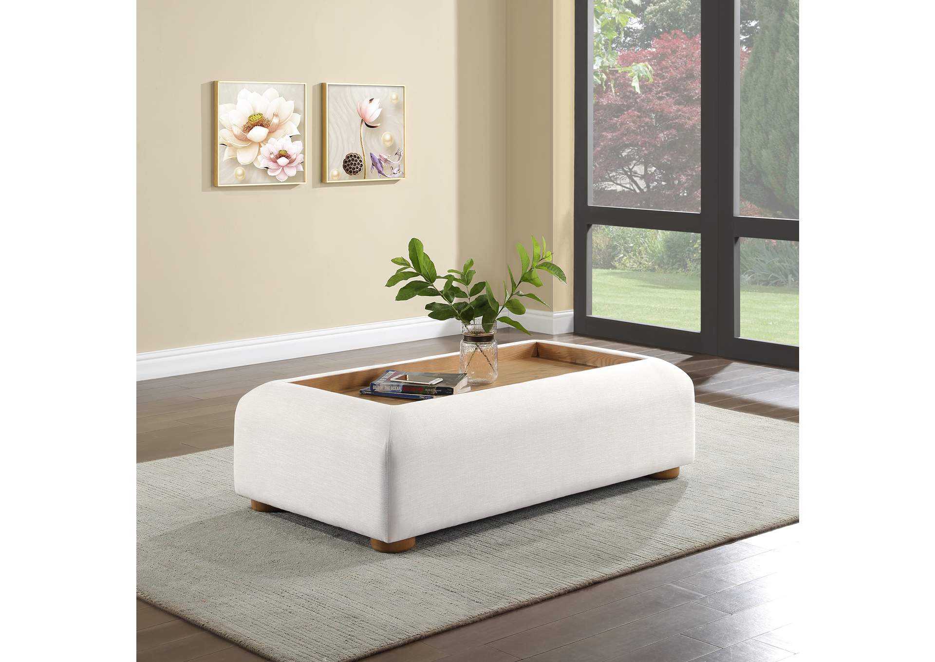 Diana Cream Coffee Table,Meridian Furniture