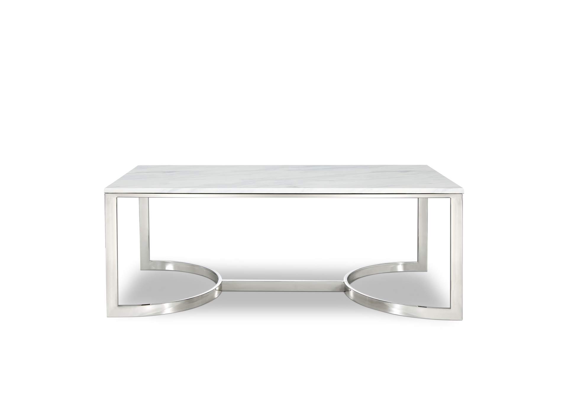 Copley Chrome Coffee Table,Meridian Furniture